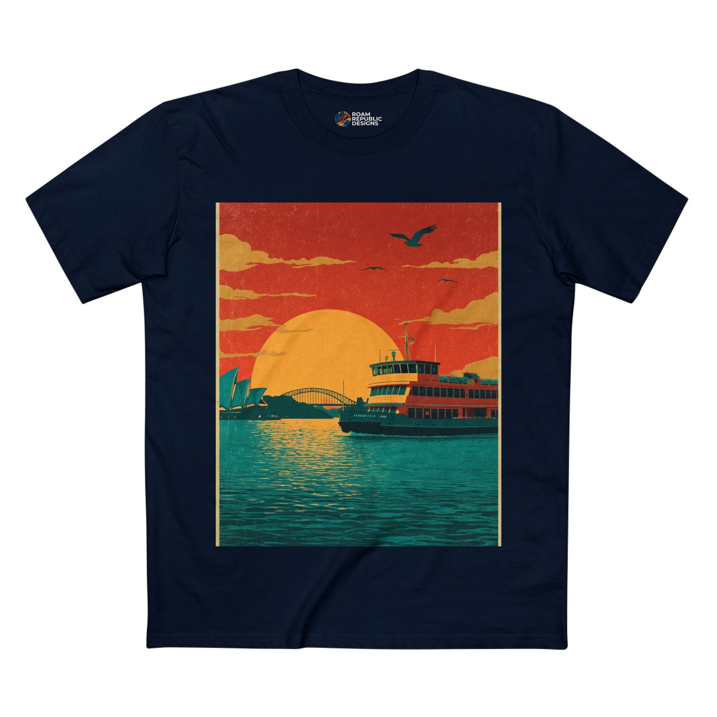 Vintage Manly Ferry Sydney Unisex Tee