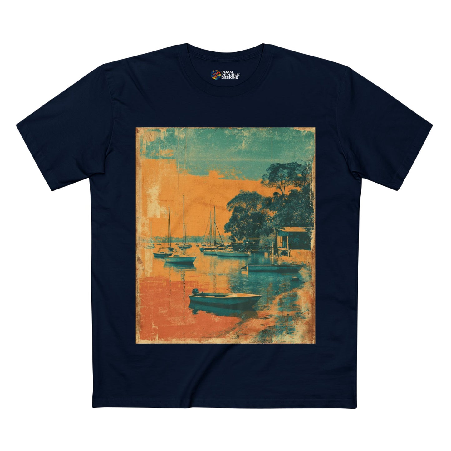Vintage Williamstown Foreshore Melbourne Unisex Tee