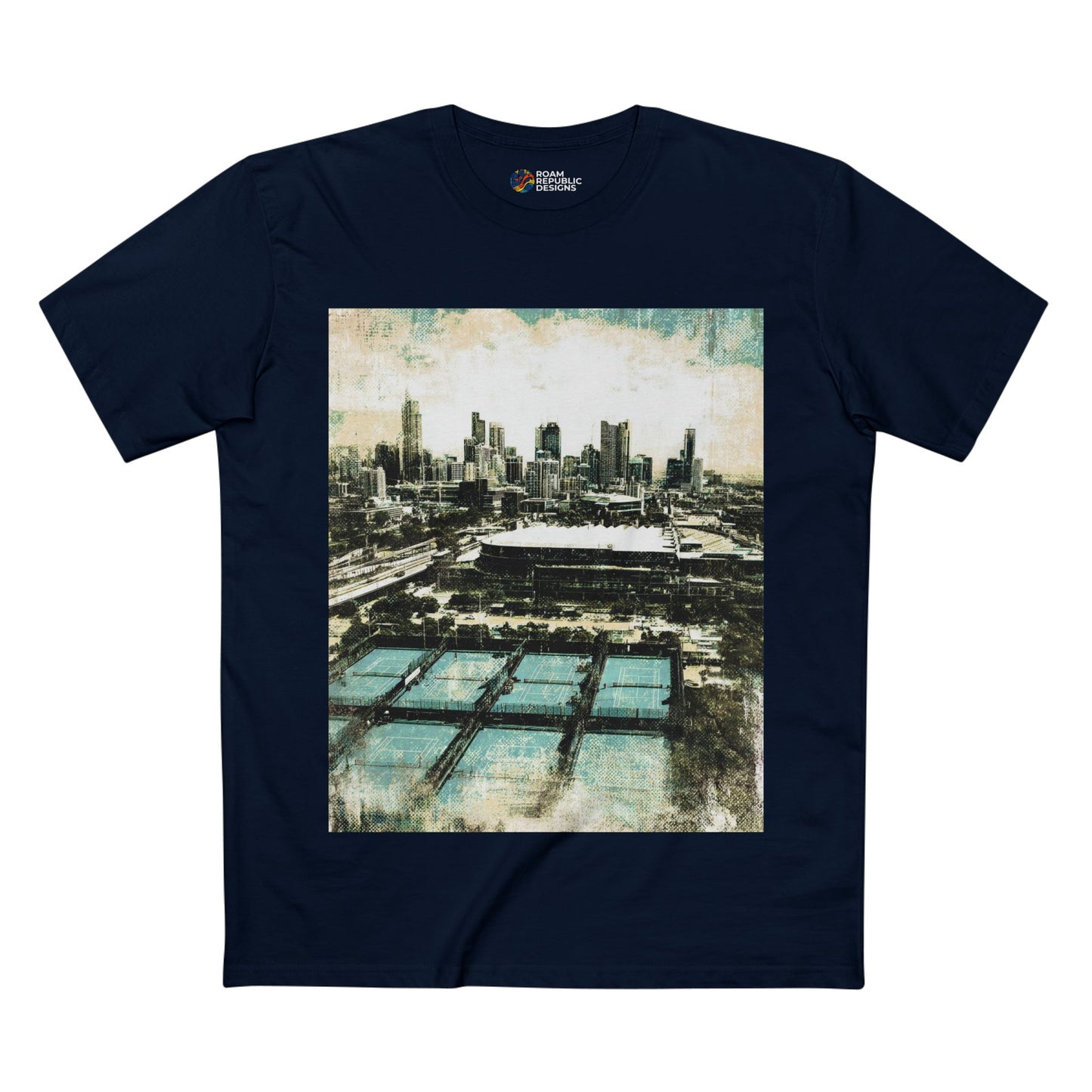 Vintage Melbourne Tennis Centre Unisex Tee