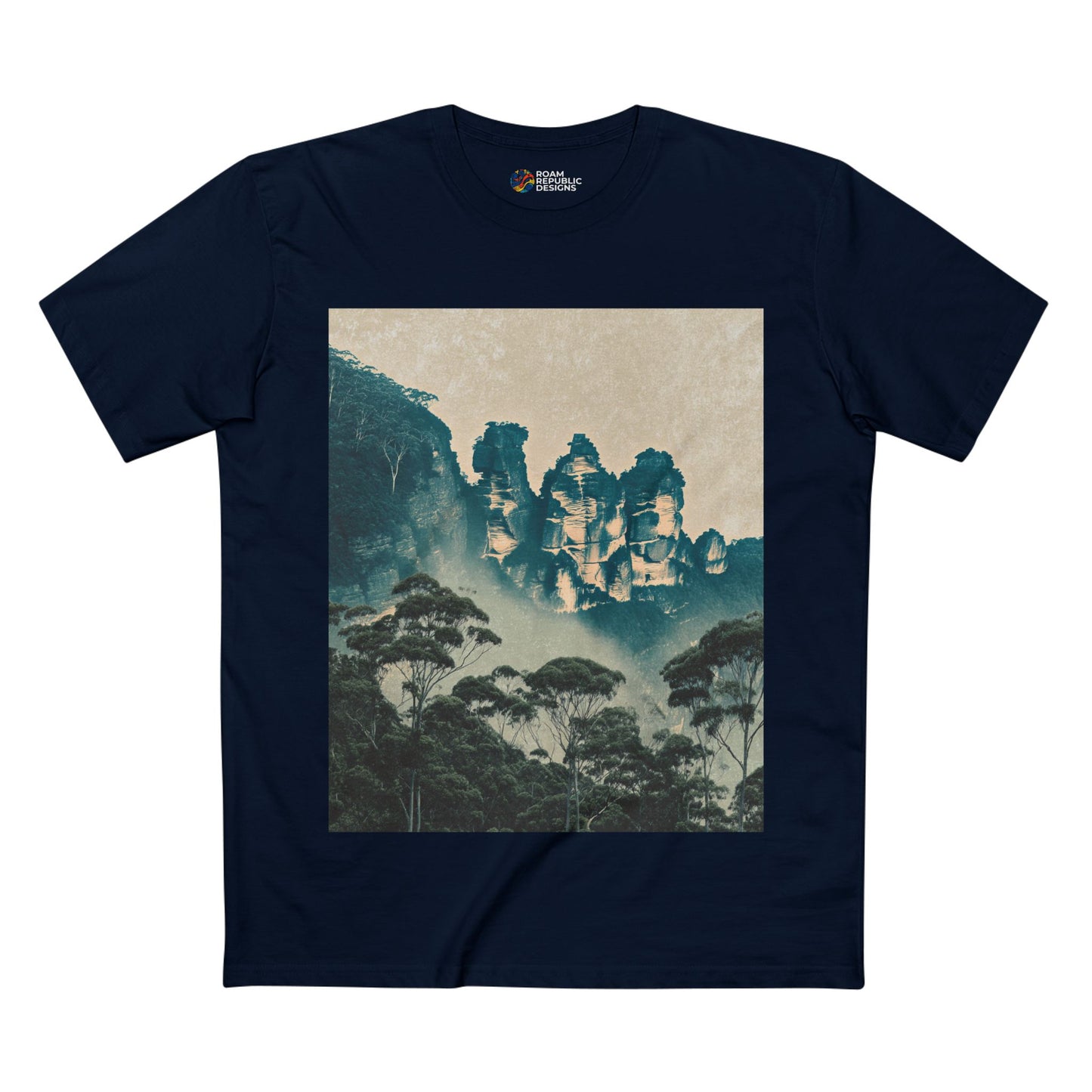 Vintage Three Sisters Blue Mountains Sydney Unisex Tee
