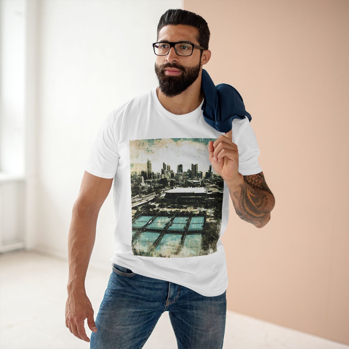 Vintage Melbourne Tennis Centre Unisex Tee