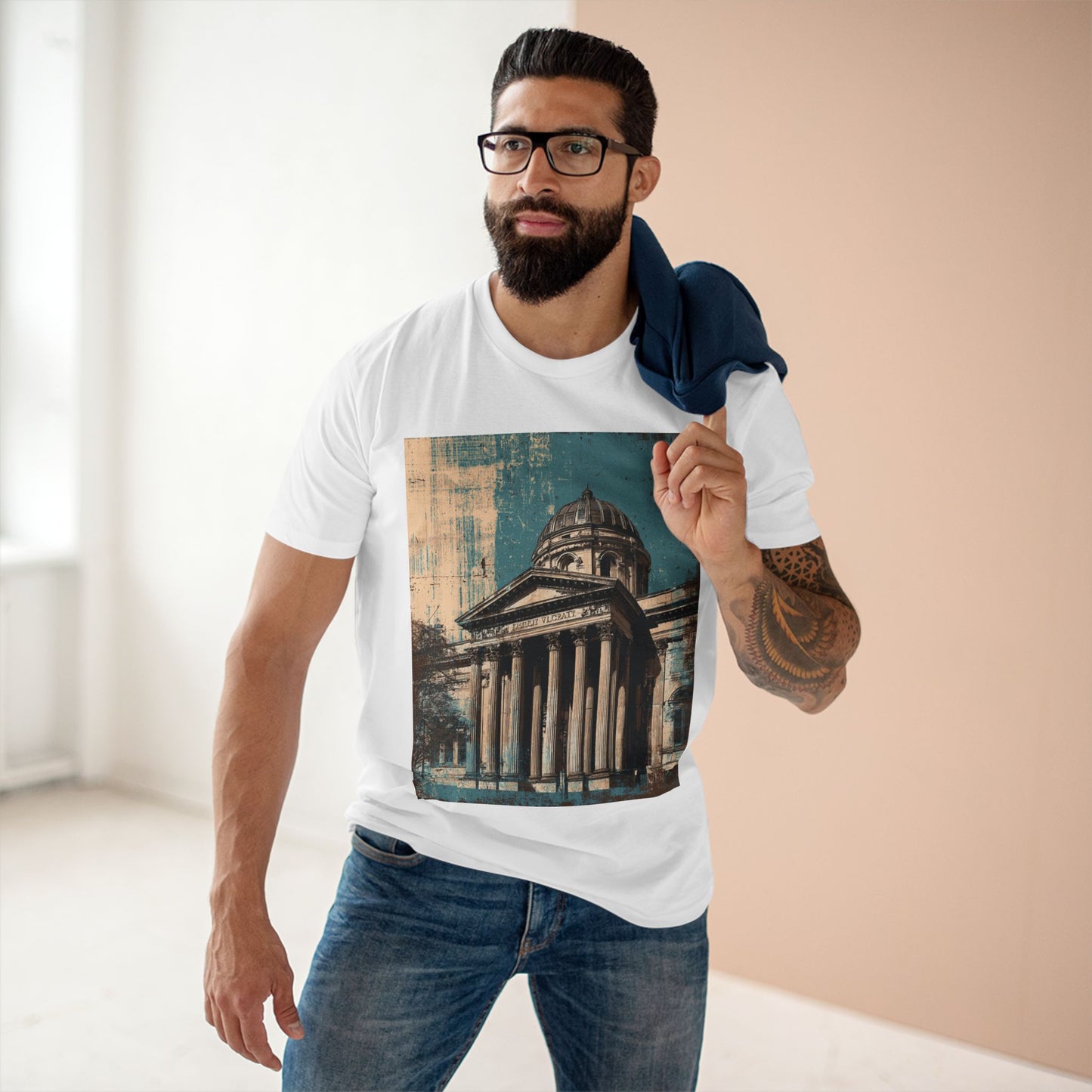 Vintage State Library Melbourne Unisex Tee
