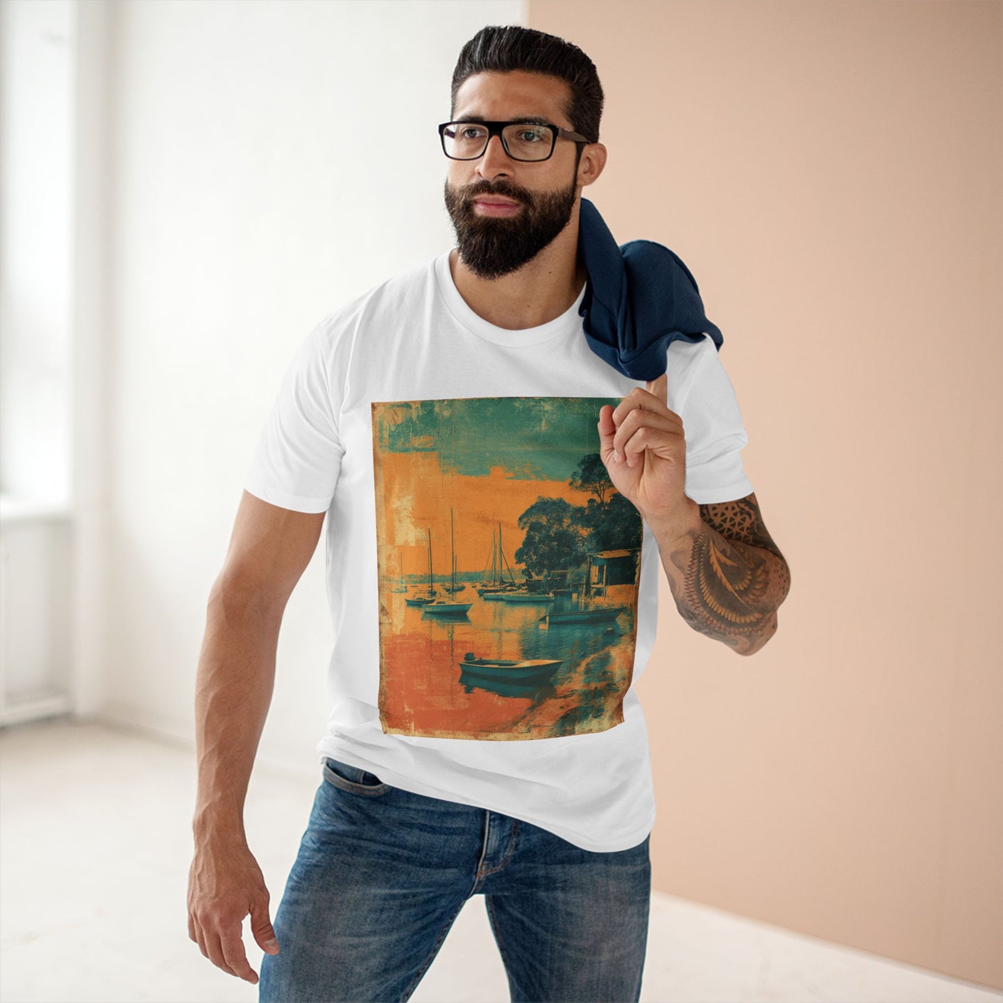 Vintage Williamstown Foreshore Melbourne Unisex Tee