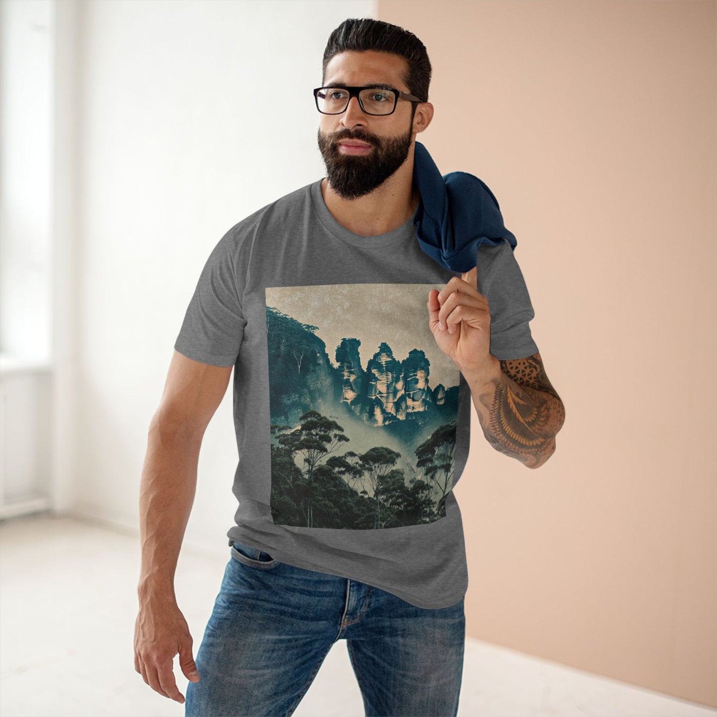 Vintage Three Sisters Blue Mountains Sydney Unisex Tee