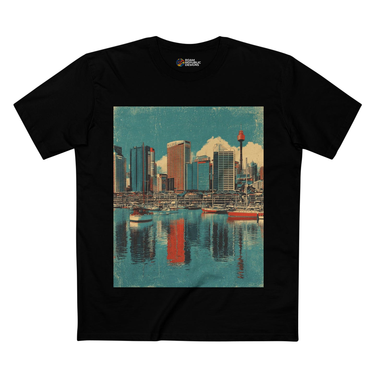 Vintage Darling Harbour Sydney Unisex Tee