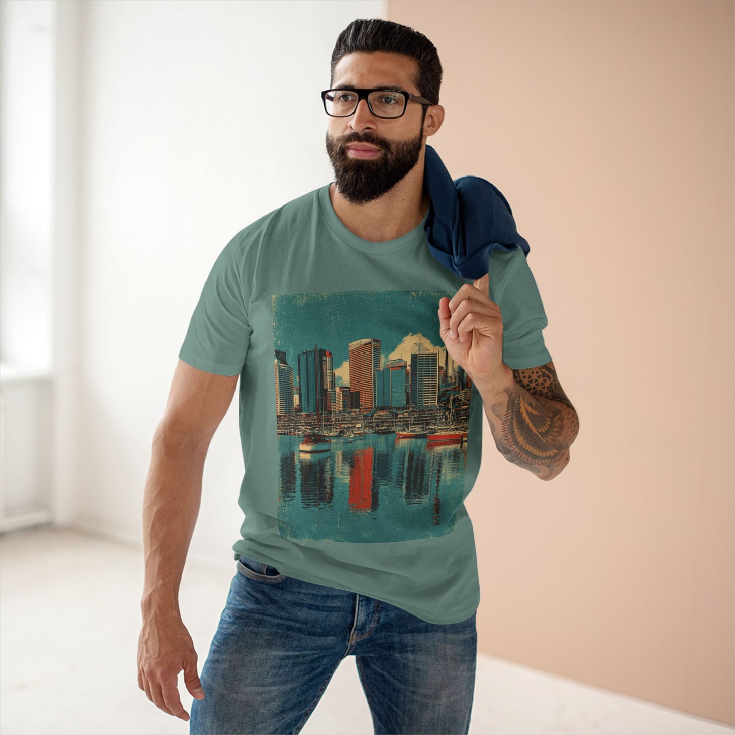 Vintage Darling Harbour Sydney Unisex Tee