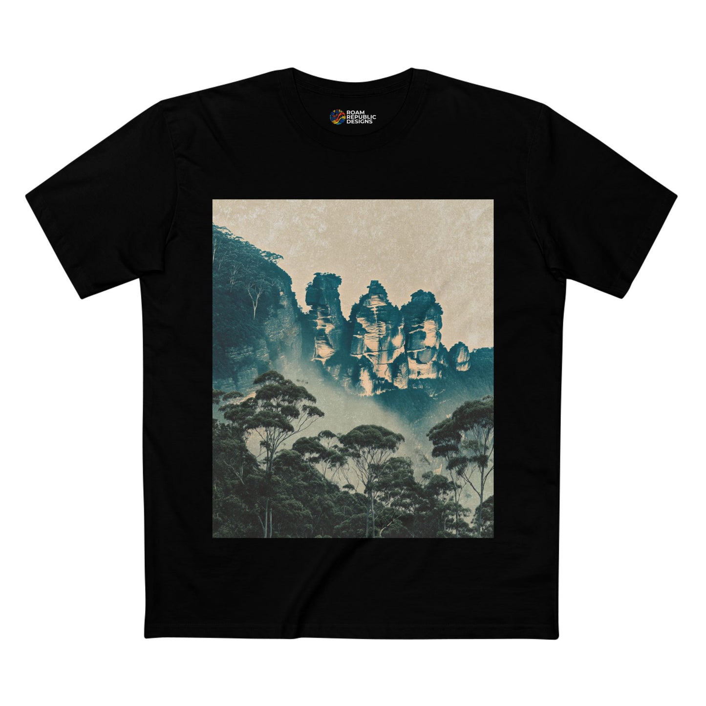 Vintage Three Sisters Blue Mountains Sydney Unisex Tee