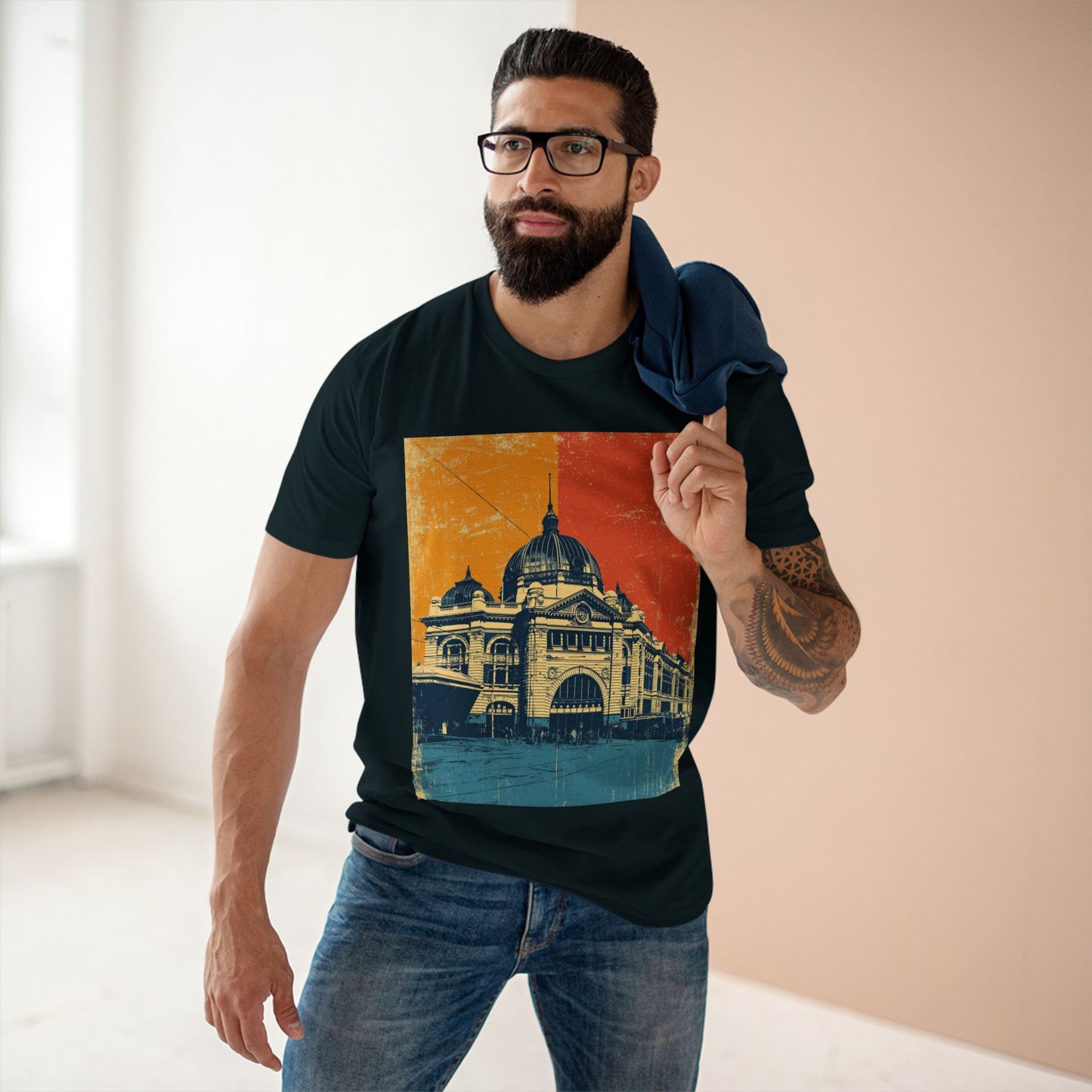 Vintage Melbourne Flinders Street Station Unisex Tee