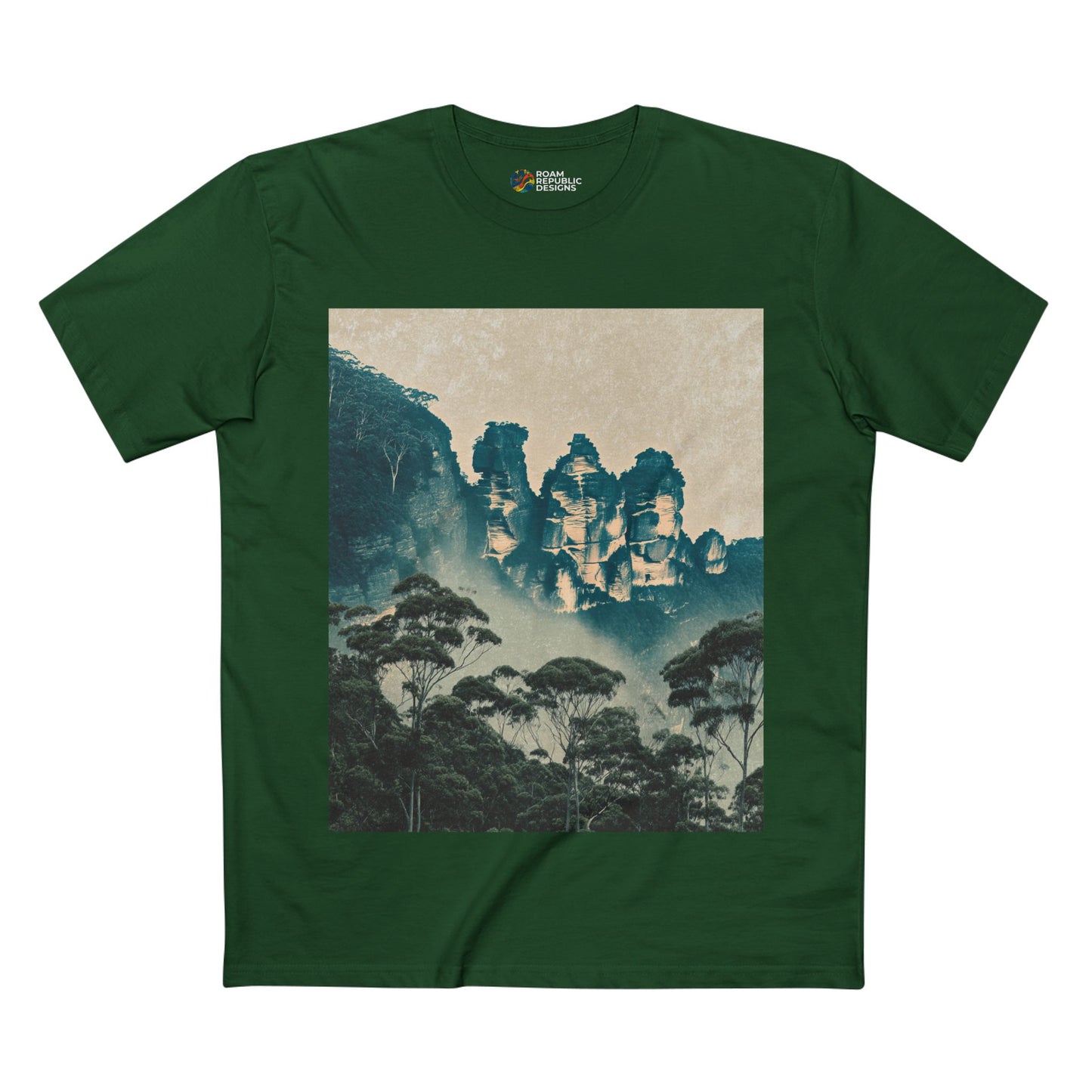 Vintage Three Sisters Blue Mountains Sydney Unisex Tee