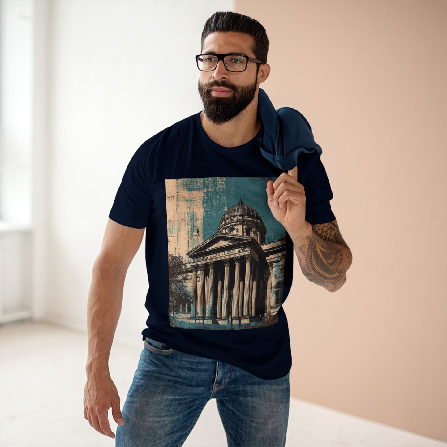 Vintage State Library Melbourne Unisex Tee