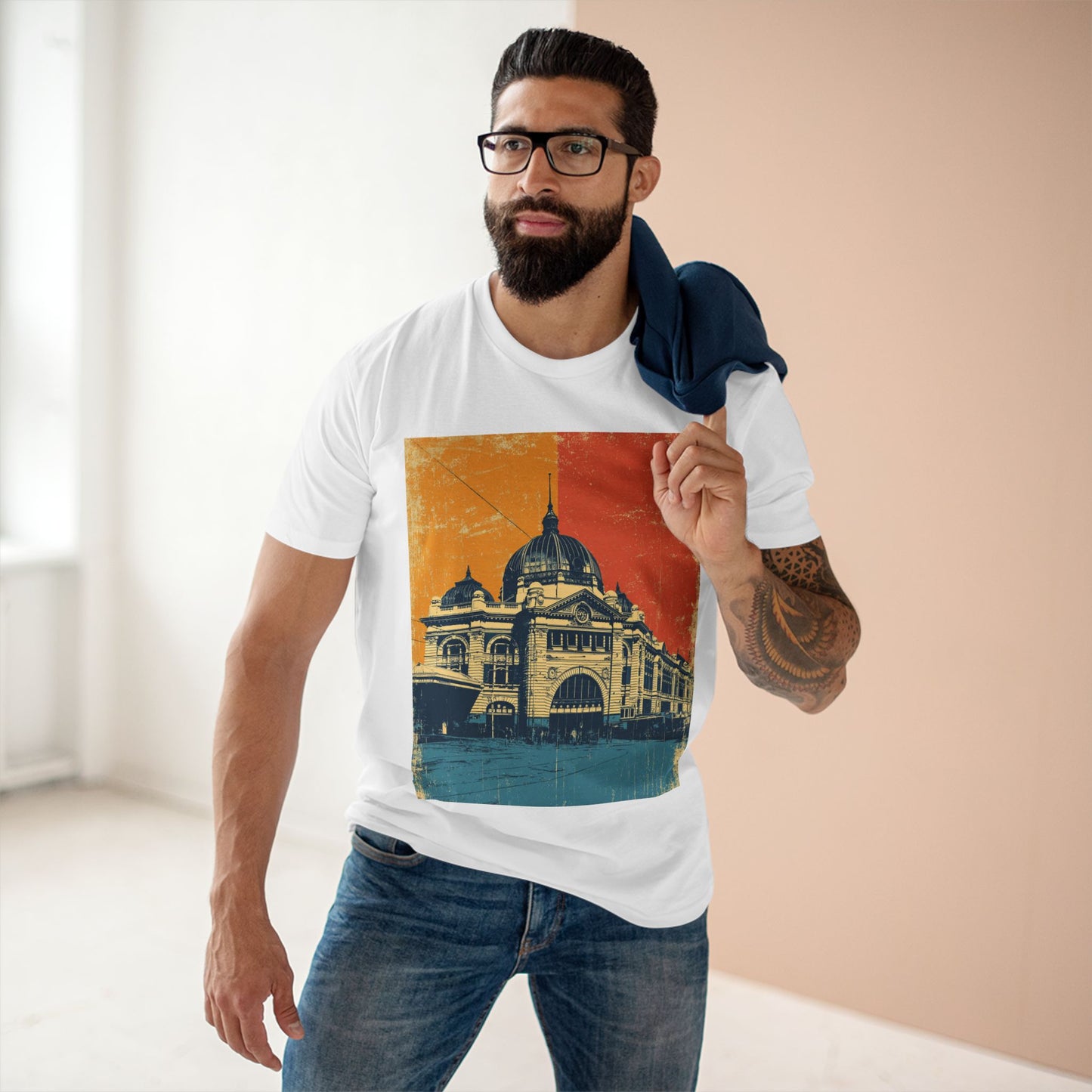 Vintage Melbourne Flinders Street Station Unisex Tee