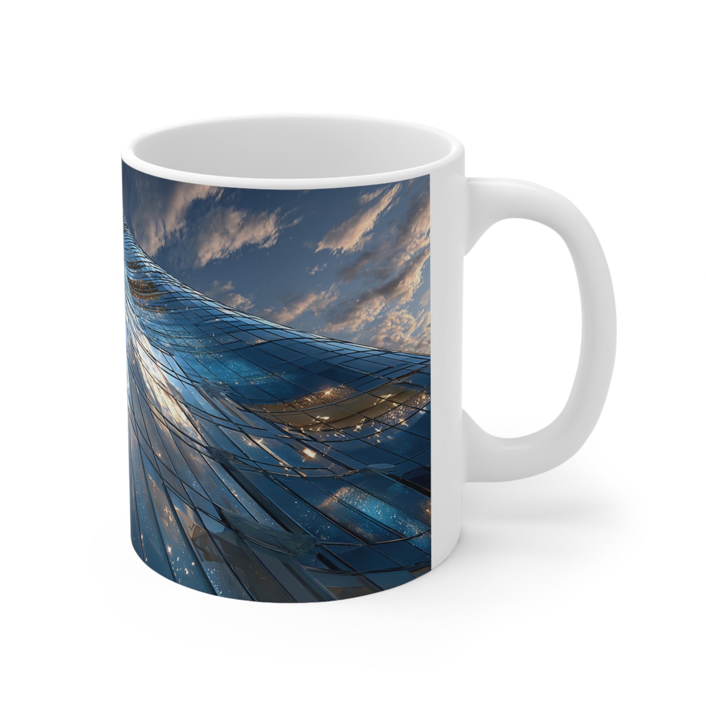 Surrealism Eureka Tower Melbourne Ceramic Mug 325ml
