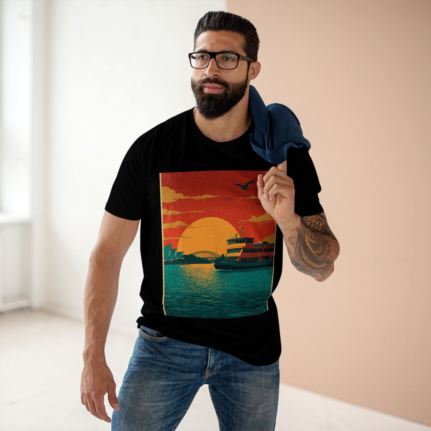 Vintage Manly Ferry Sydney Unisex Tee