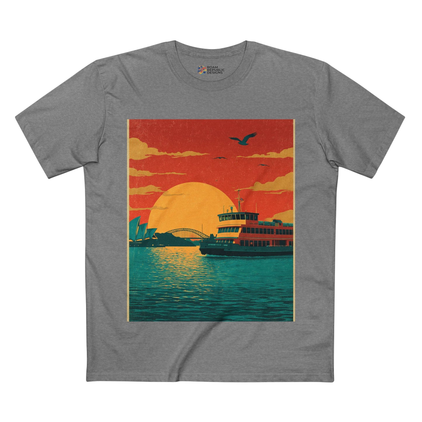 Vintage Manly Ferry Sydney Unisex Tee