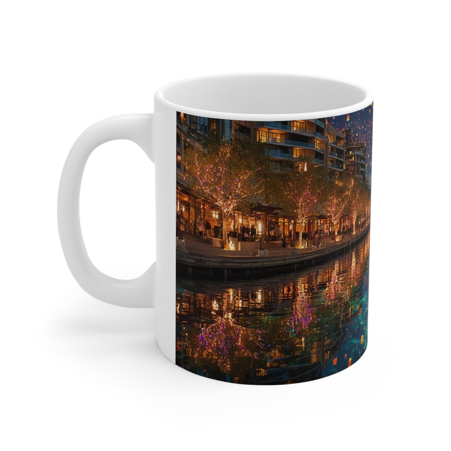 Surrealism Darling Harbour Sydney Ceramic Mug 325ml