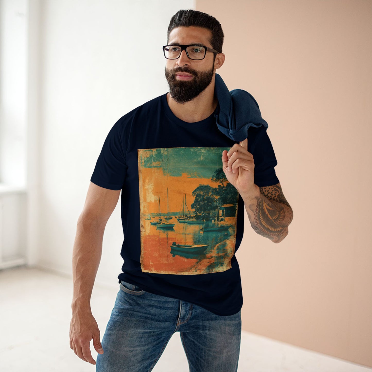 Vintage Williamstown Foreshore Melbourne Unisex Tee