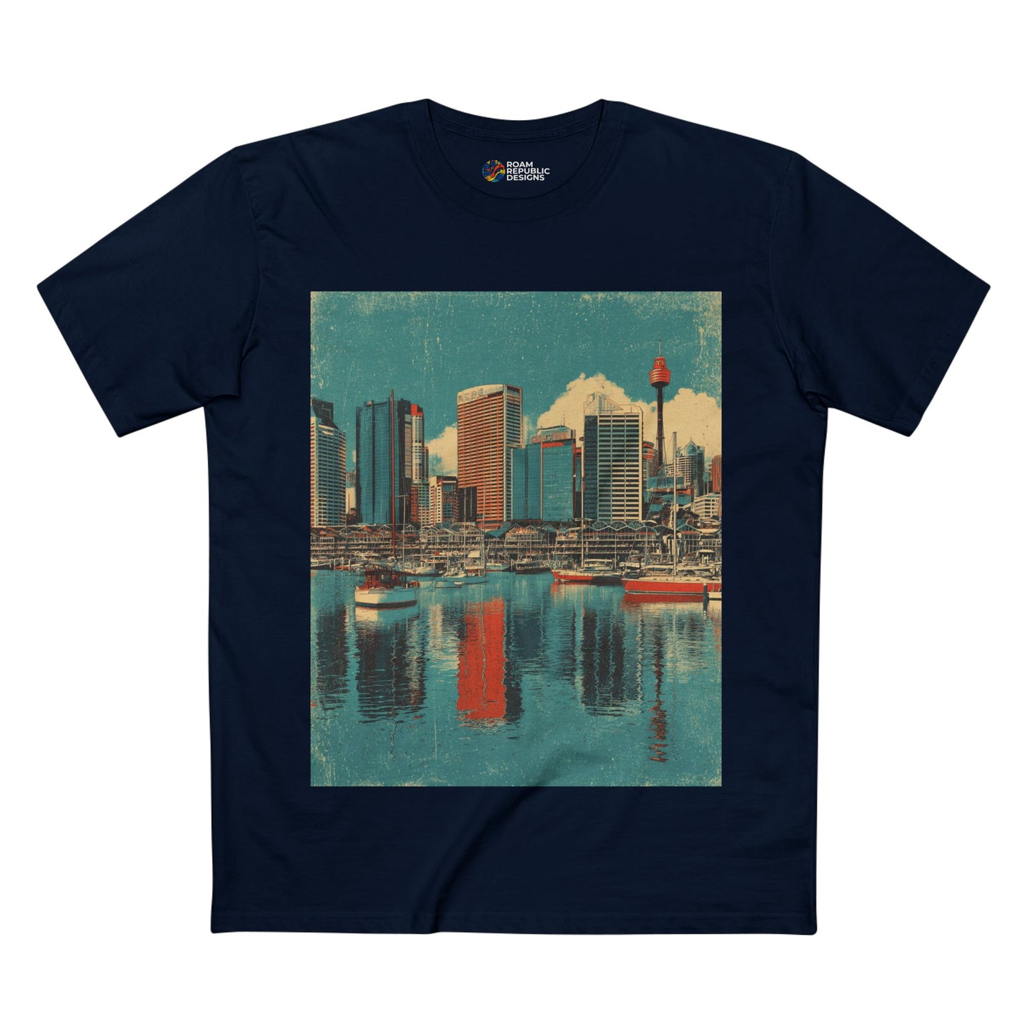 Vintage Darling Harbour Sydney Unisex Tee