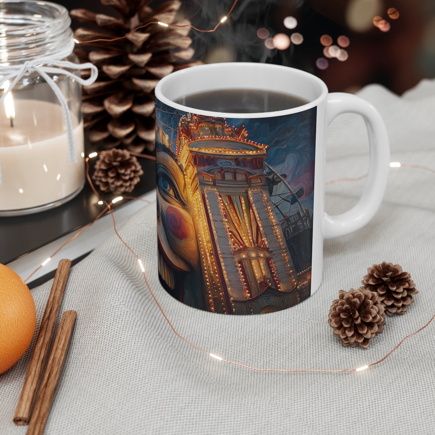 Surrealism Luna Park Sydney Ceramic Mug 325ml