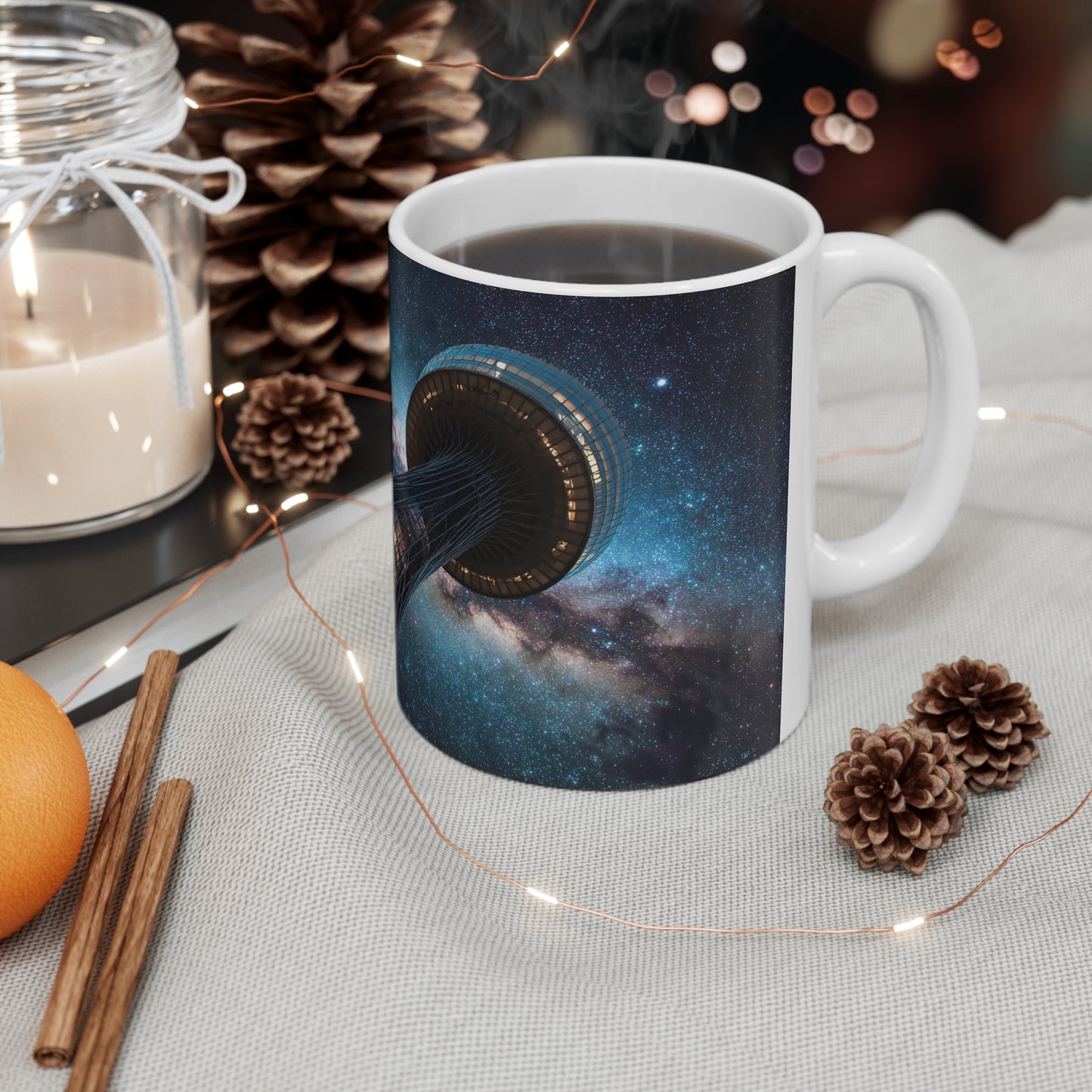 Surrealism Sydney Eye Tower Ceramic Mug 325ml