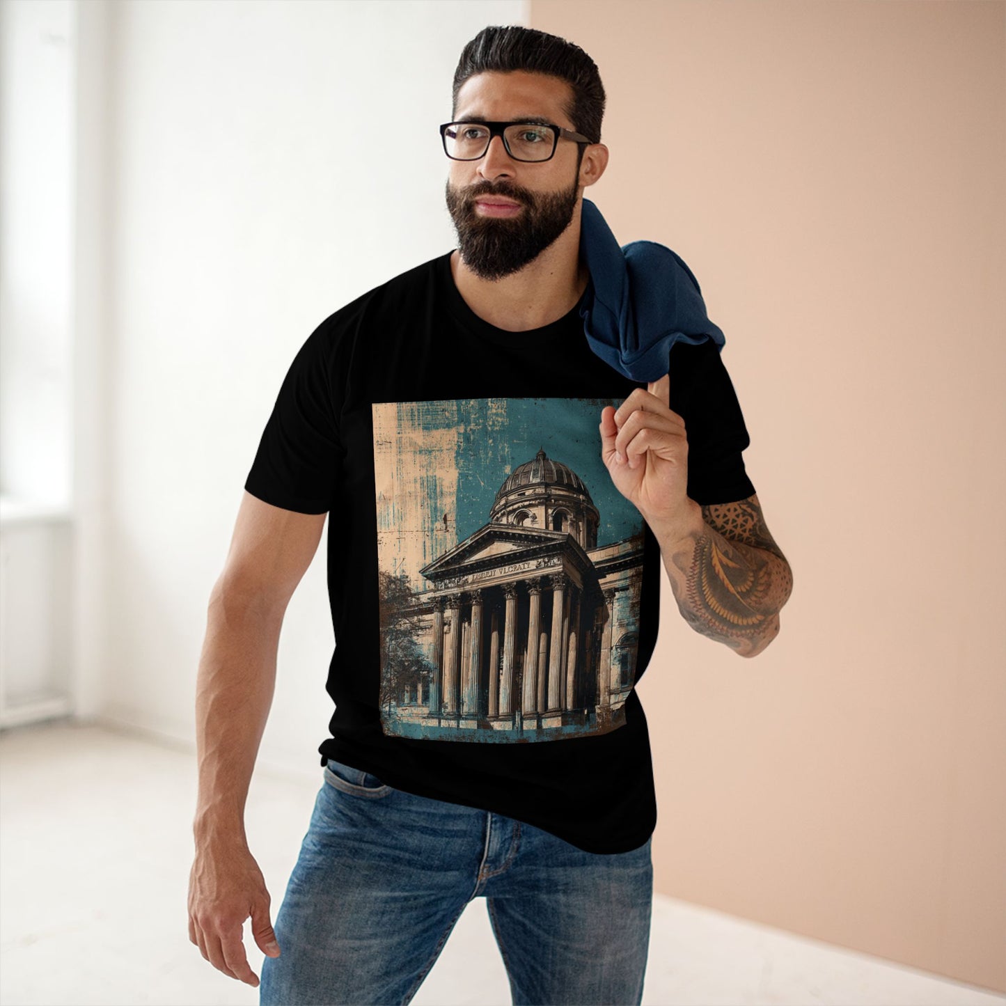 Vintage State Library Melbourne Unisex Tee