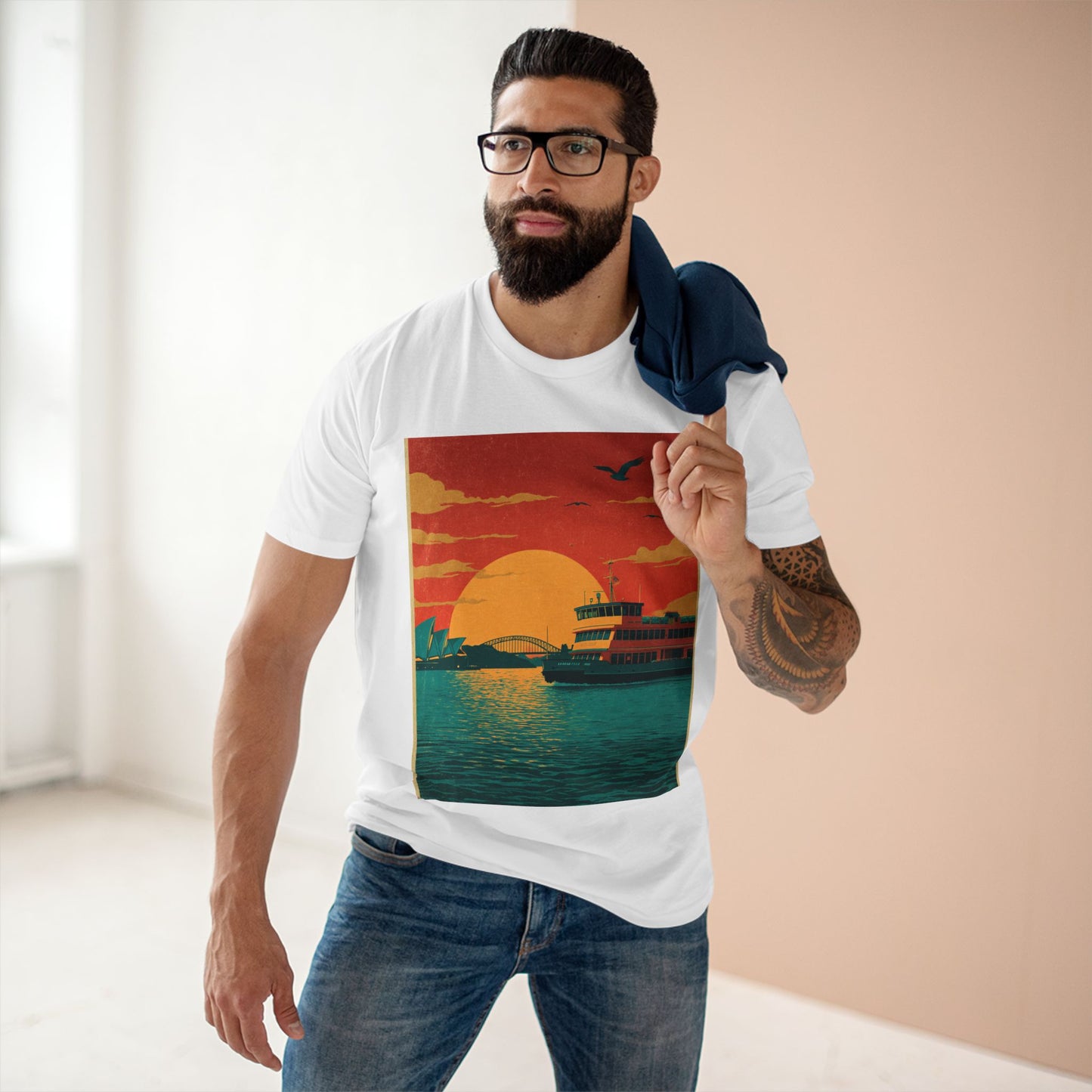 Vintage Manly Ferry Sydney Unisex Tee