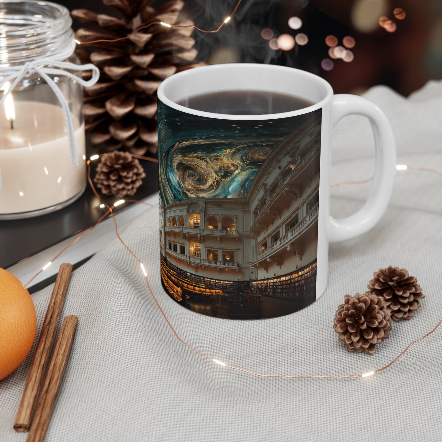 Surrealism State Library Melbourne Ceramic Mug 325ml