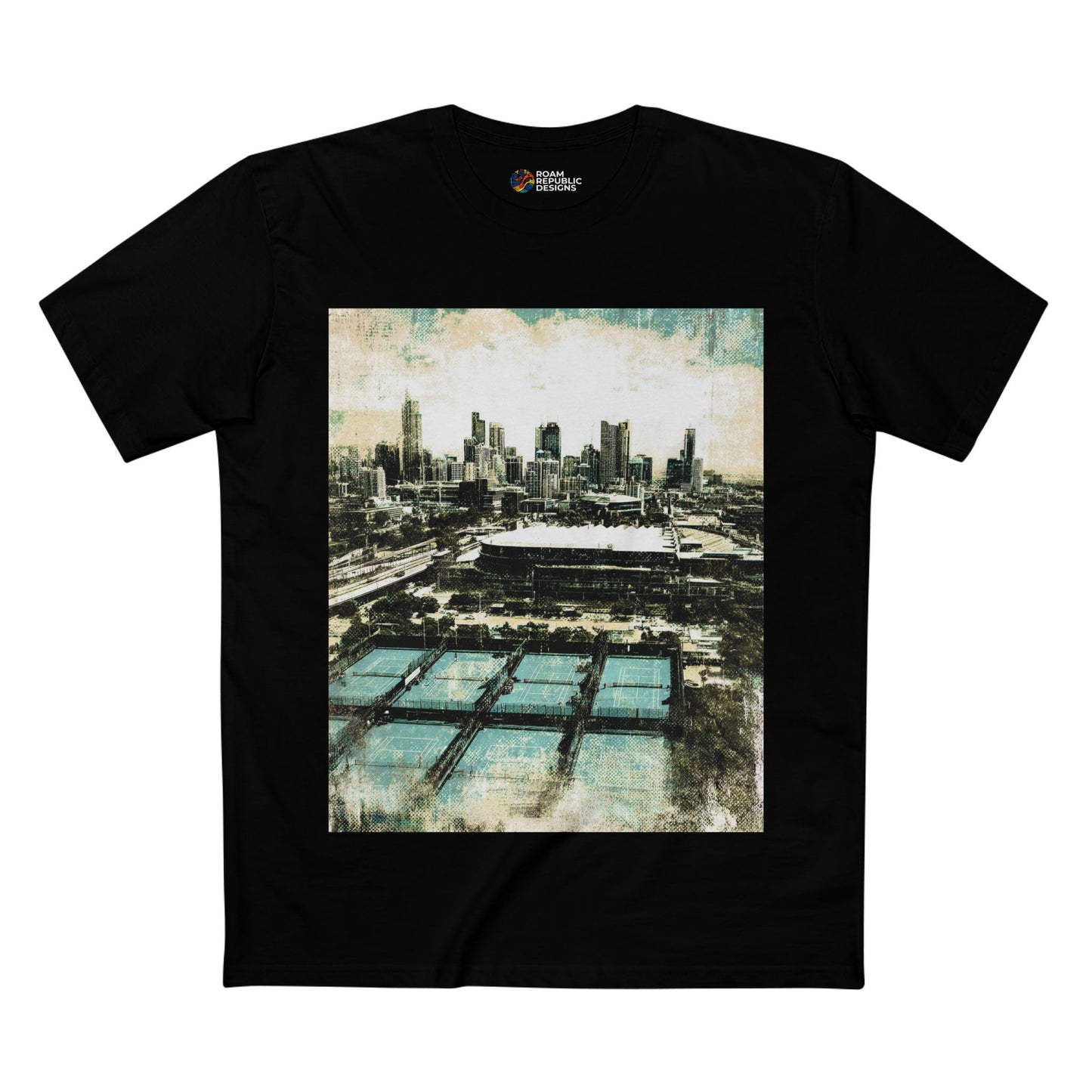 Vintage Melbourne Tennis Centre Unisex Tee