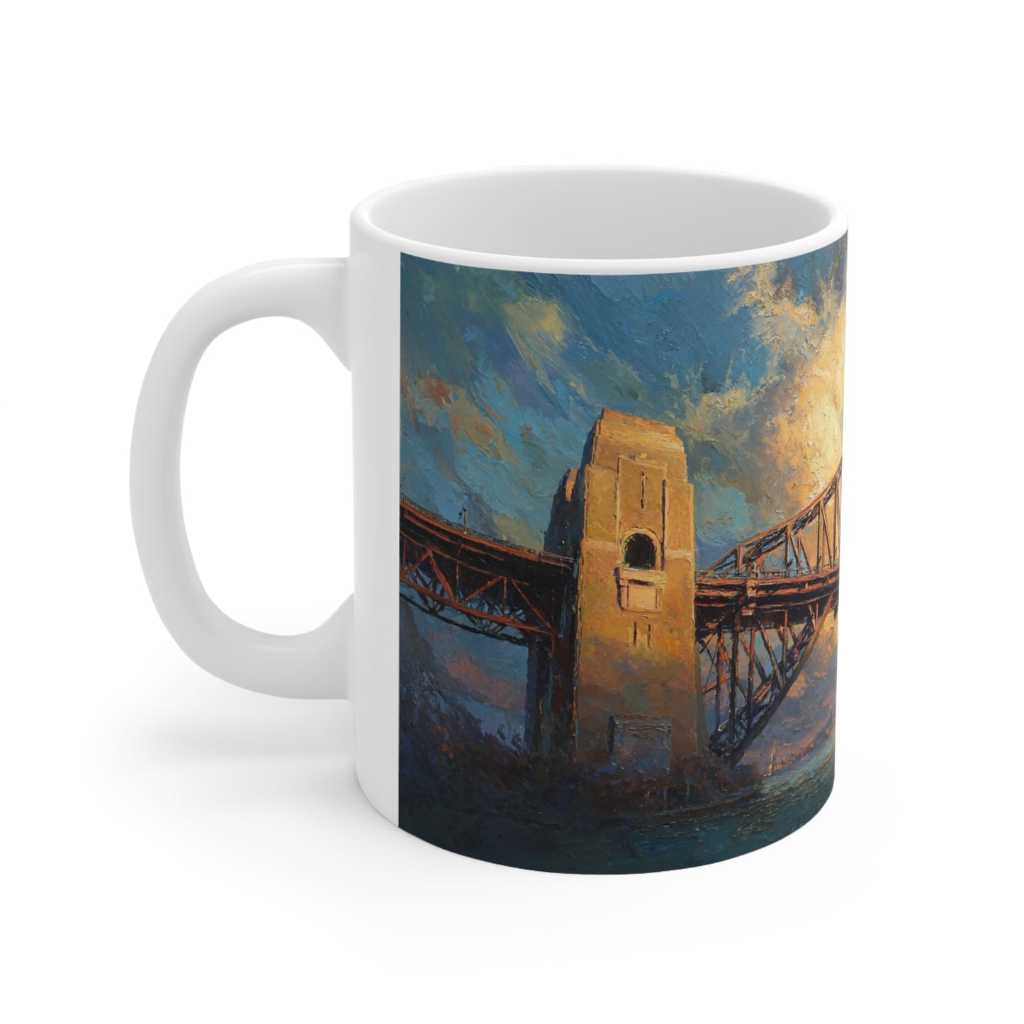 Surrealism Sydney Harbour Bridge Ceramic Mug 325ml
