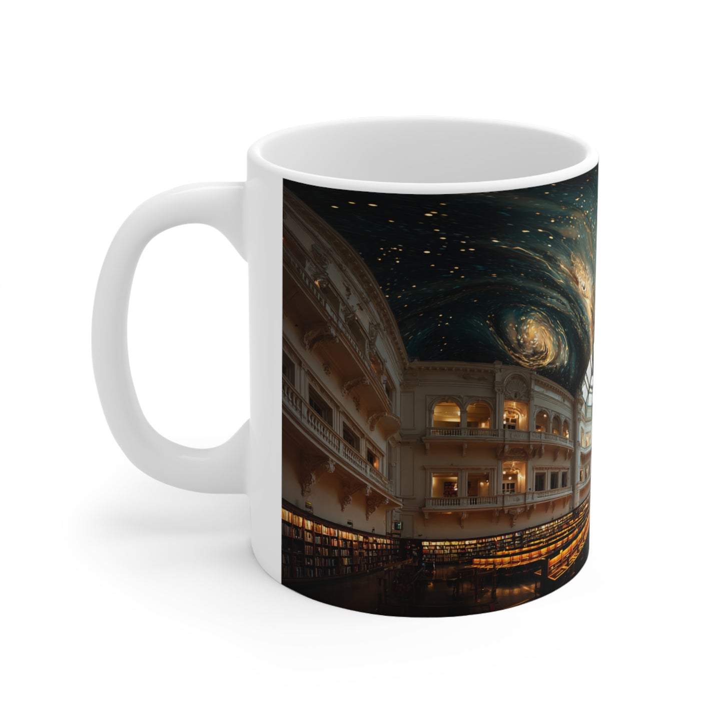 Surrealism State Library Melbourne Ceramic Mug 325ml