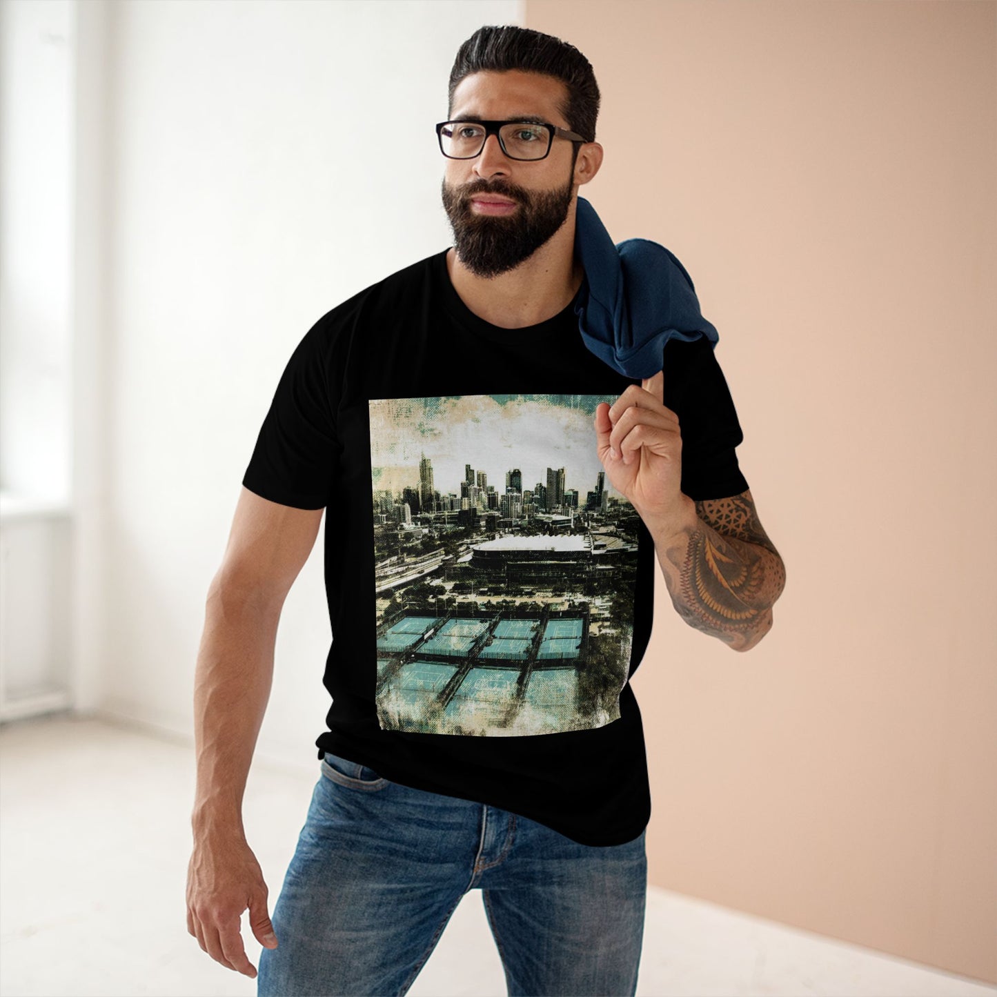 Vintage Melbourne Tennis Centre Unisex Tee