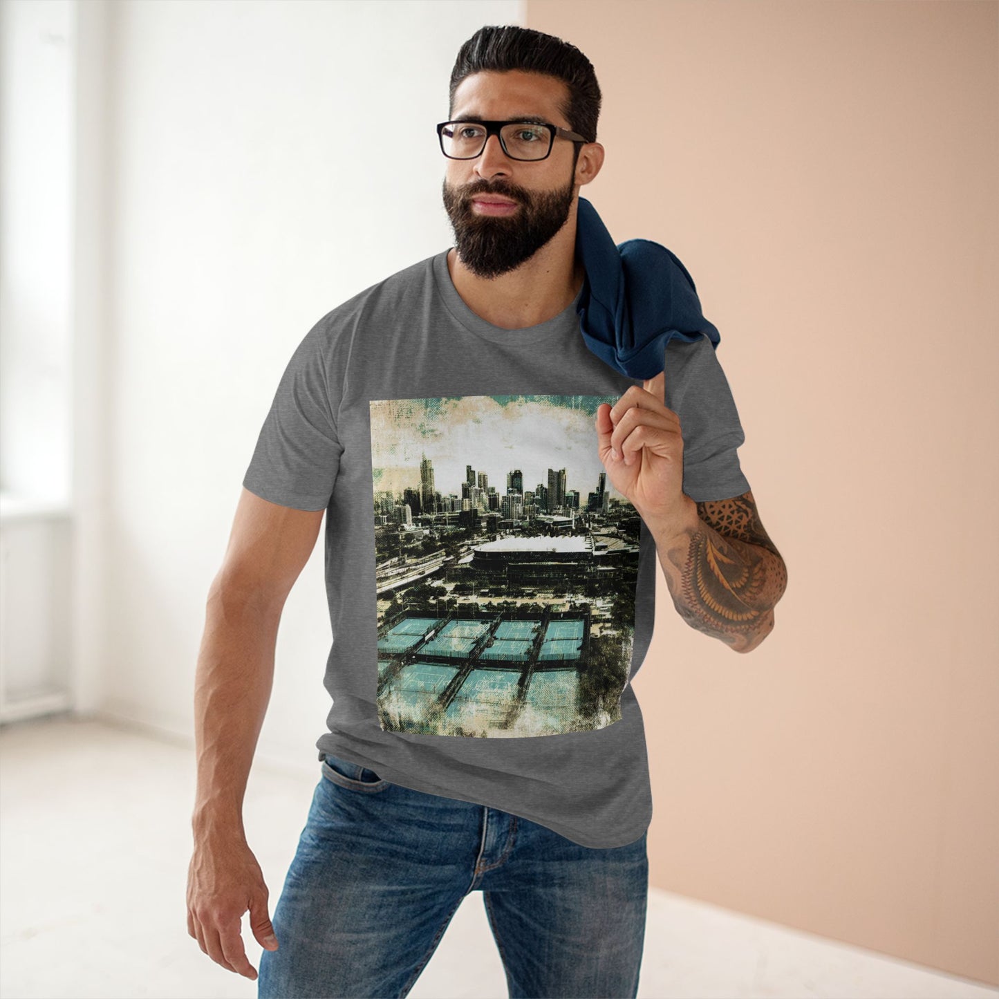 Vintage Melbourne Tennis Centre Unisex Tee