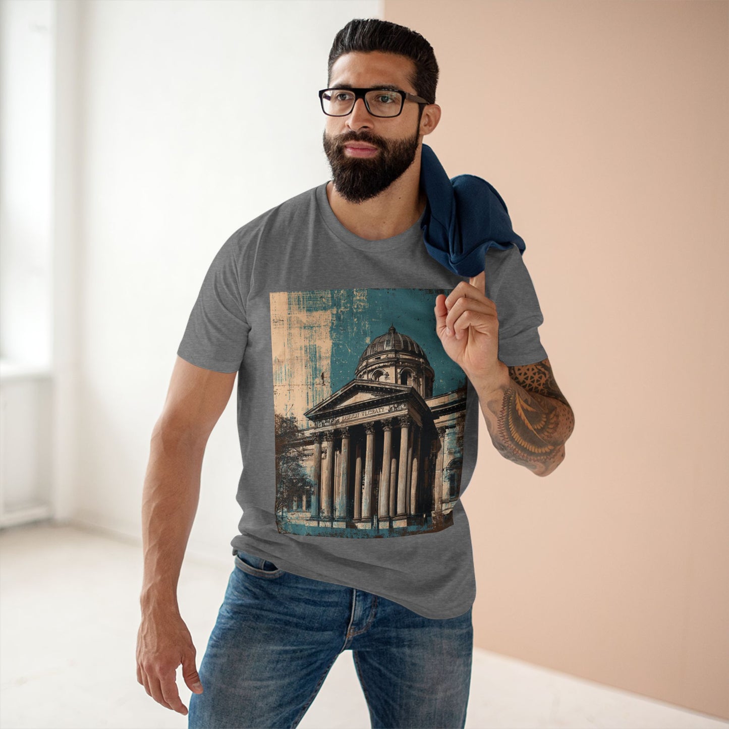 Vintage State Library Melbourne Unisex Tee
