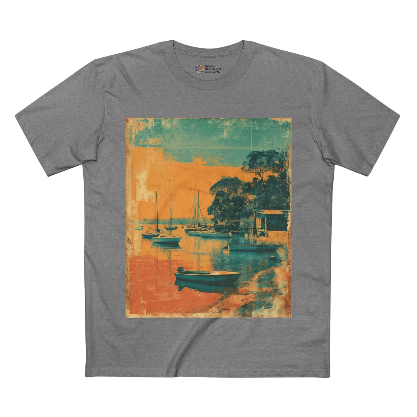 Vintage Williamstown Foreshore Melbourne Unisex Tee