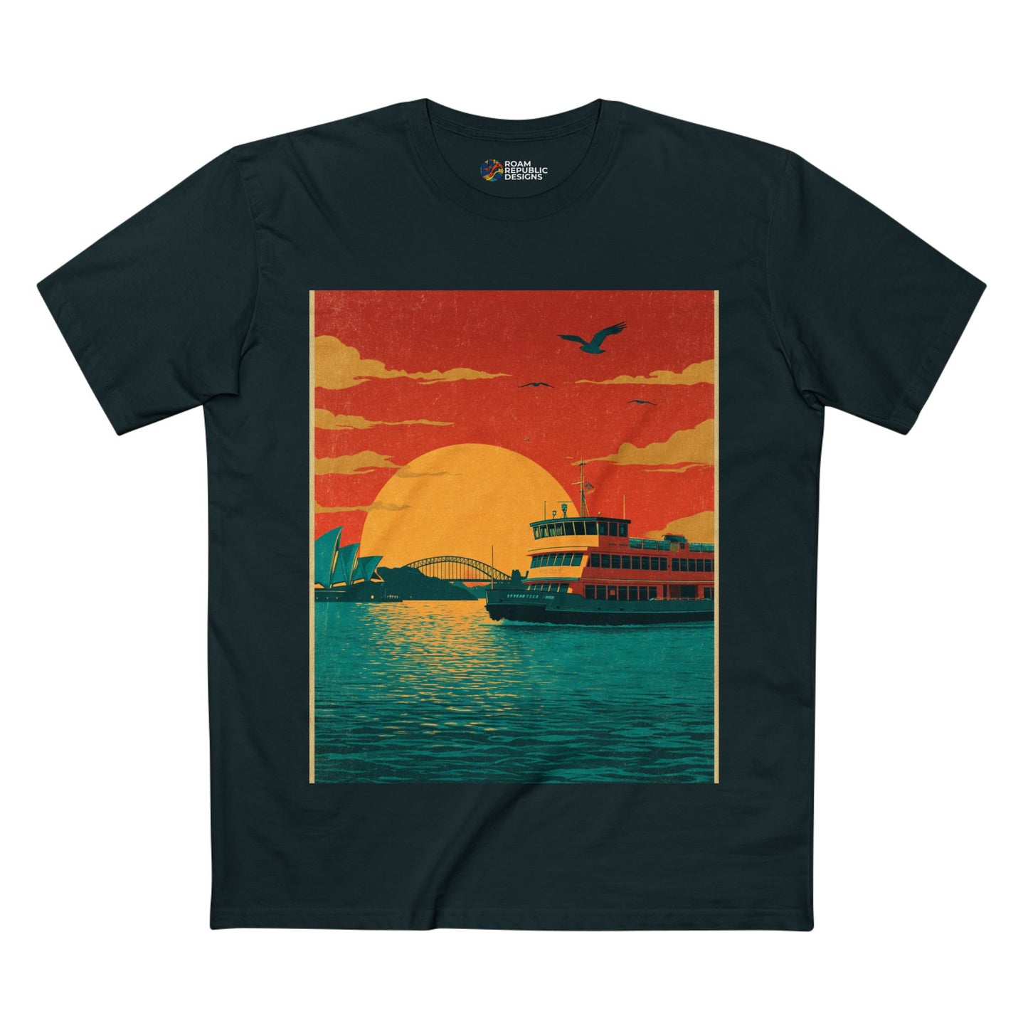 Vintage Manly Ferry Sydney Unisex Tee