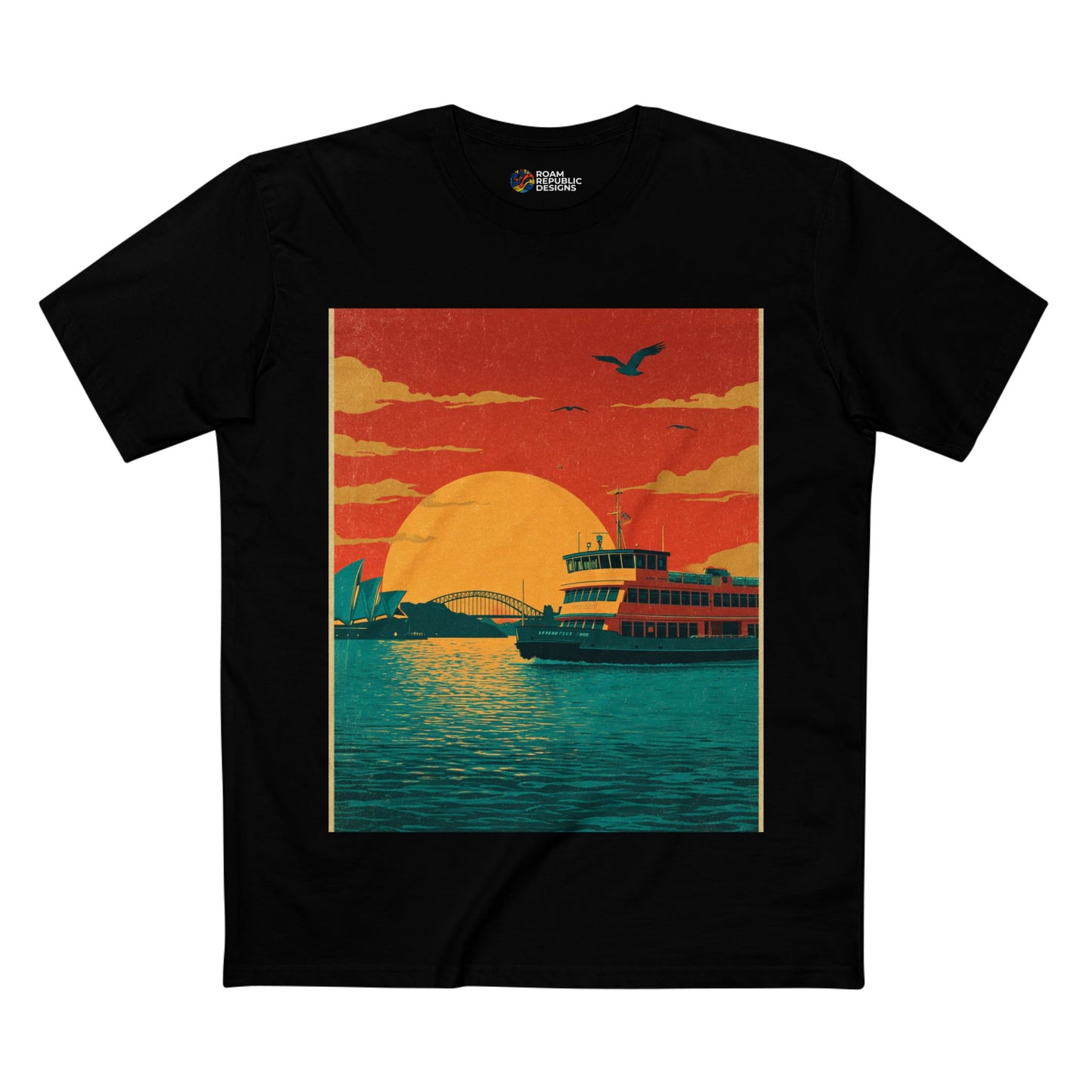 Vintage Manly Ferry Sydney Unisex Tee