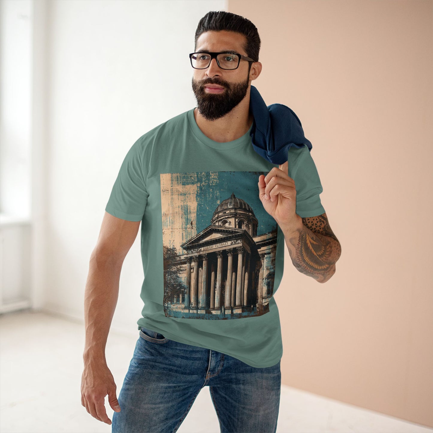 Vintage State Library Melbourne Unisex Tee