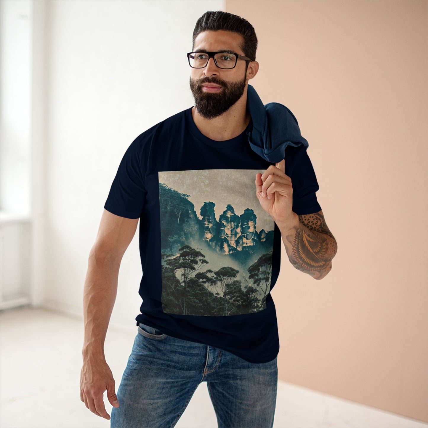 Vintage Three Sisters Blue Mountains Sydney Unisex Tee