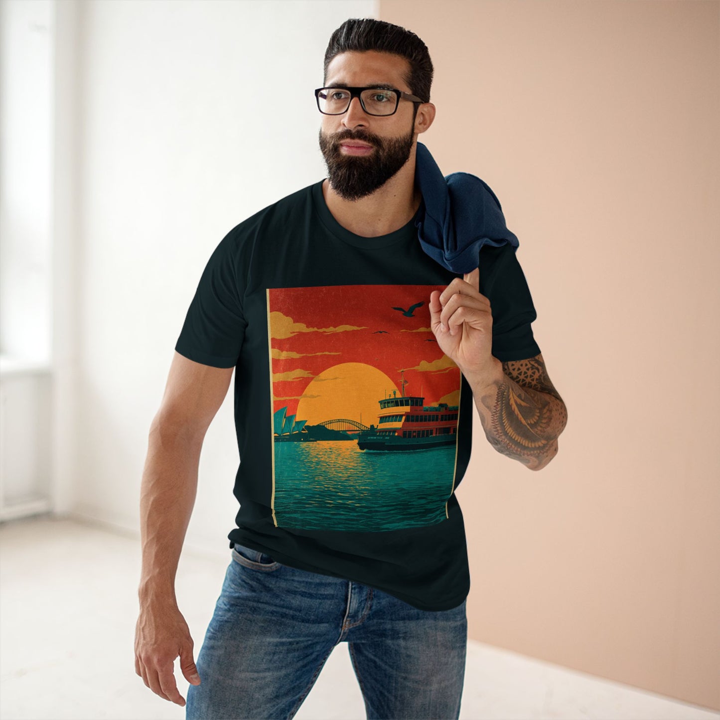 Vintage Manly Ferry Sydney Unisex Tee