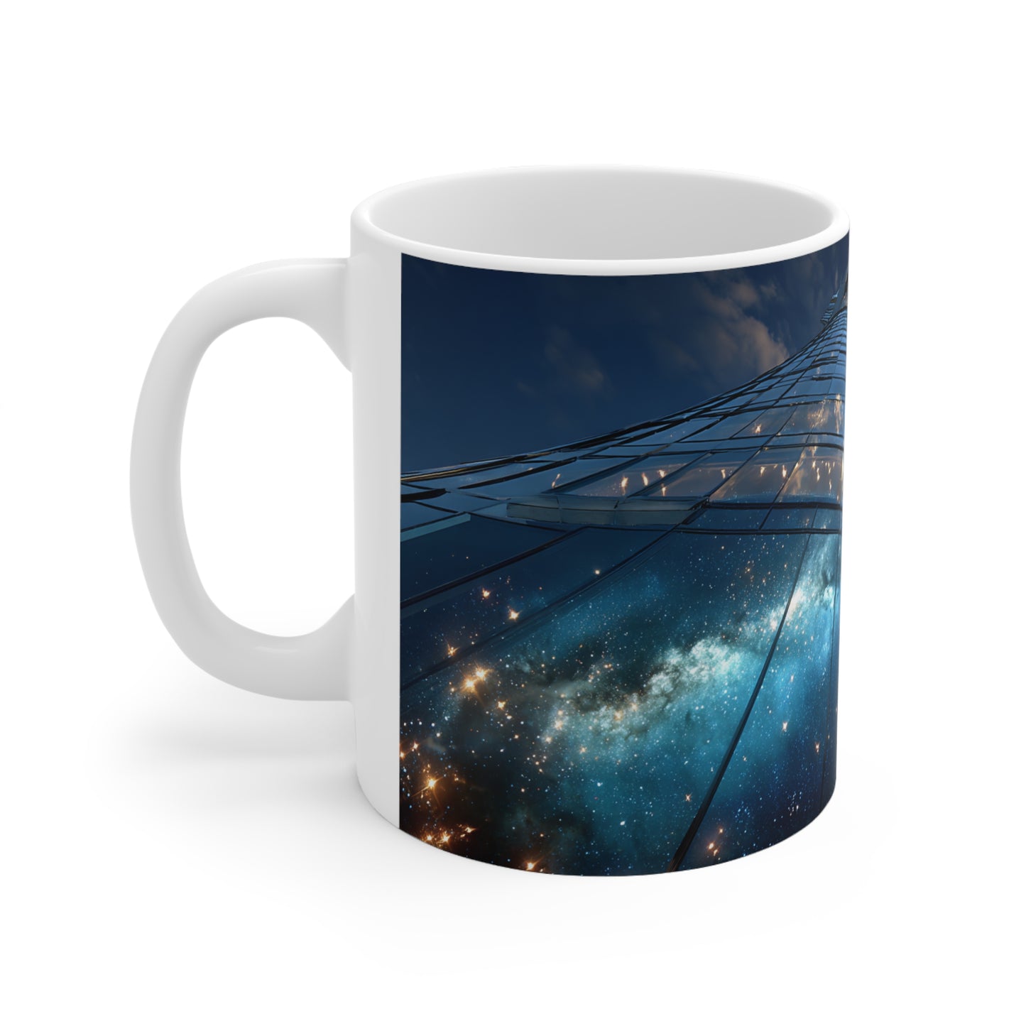 Surrealism Eureka Tower Melbourne Ceramic Mug 325ml