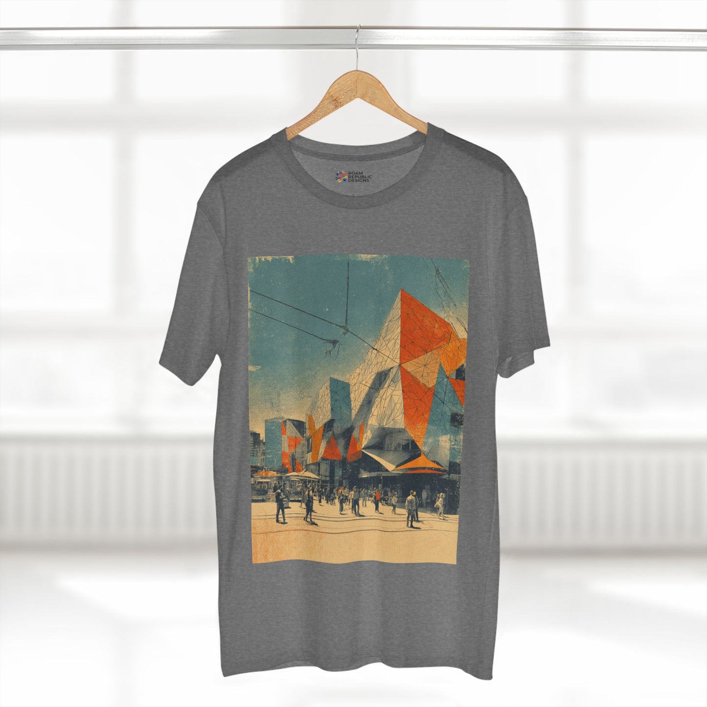 Vintage Federation Square Melbourne Unisex Tee