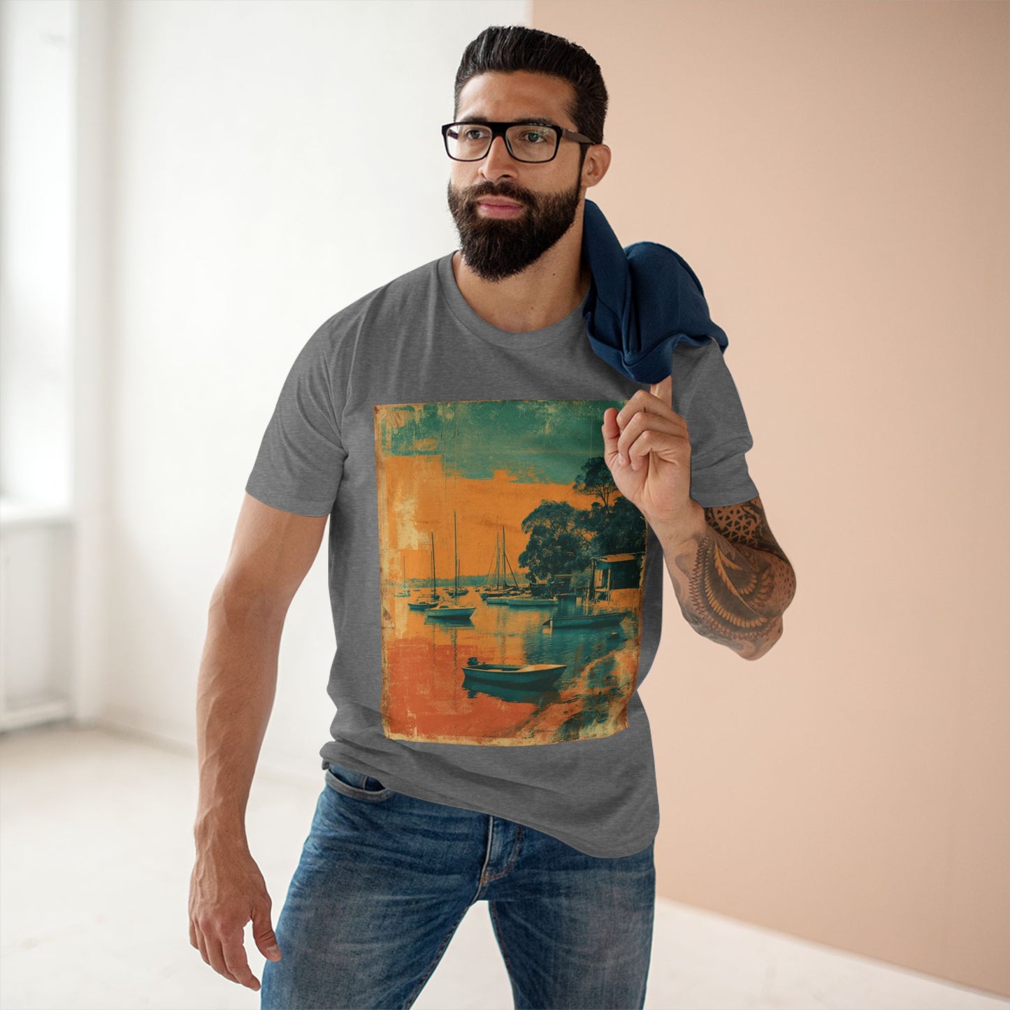 Vintage Williamstown Foreshore Melbourne Unisex Tee
