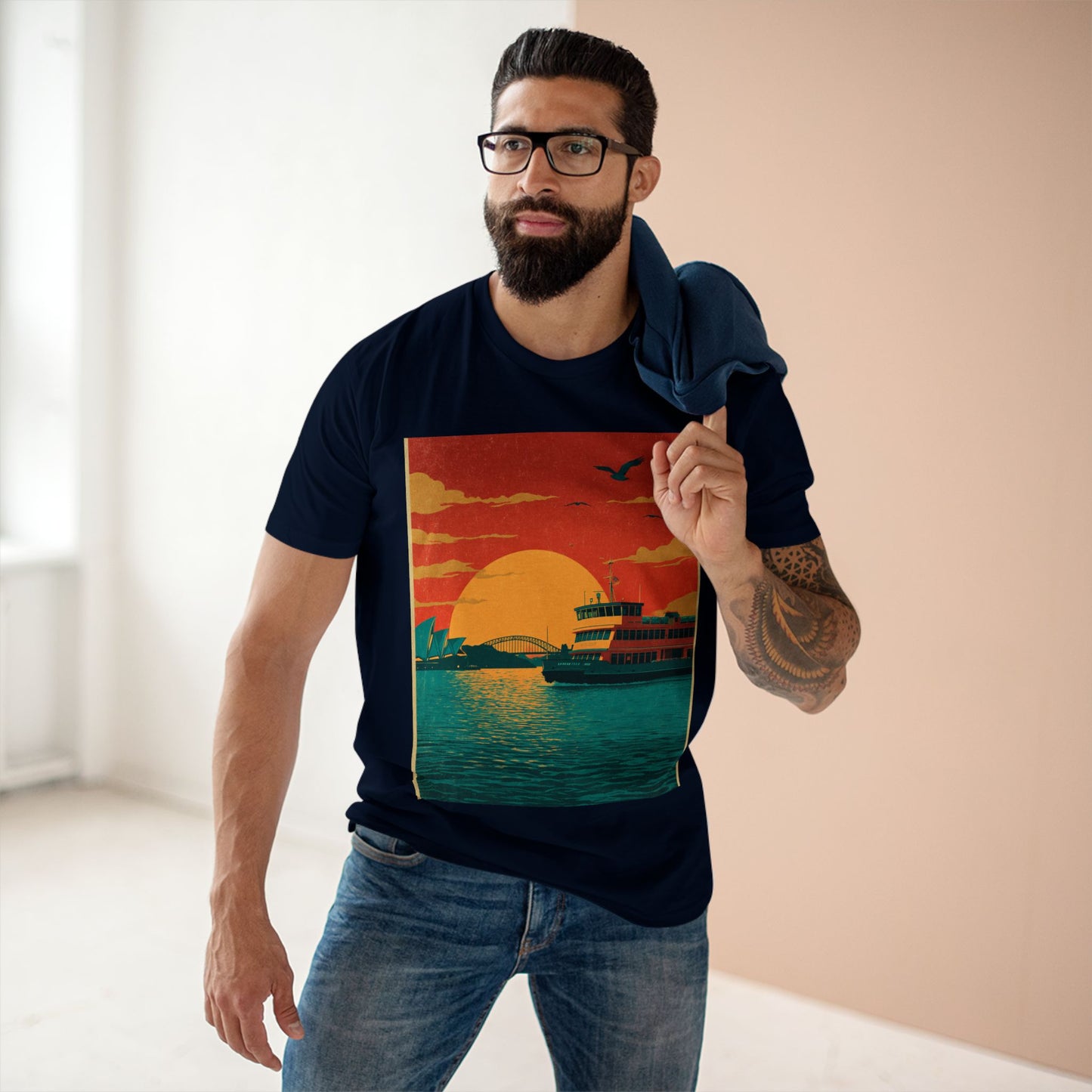 Vintage Manly Ferry Sydney Unisex Tee