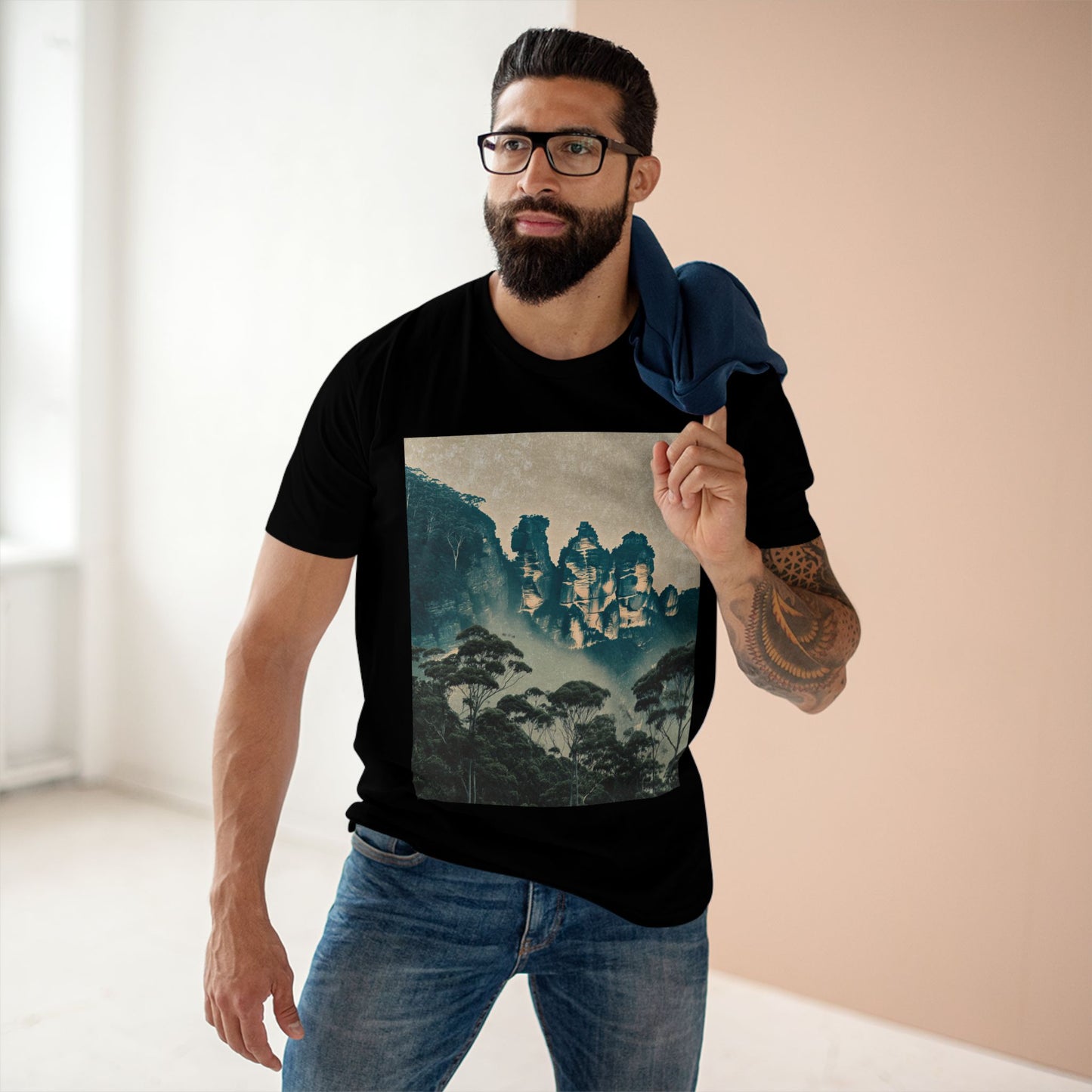 Vintage Three Sisters Blue Mountains Sydney Unisex Tee