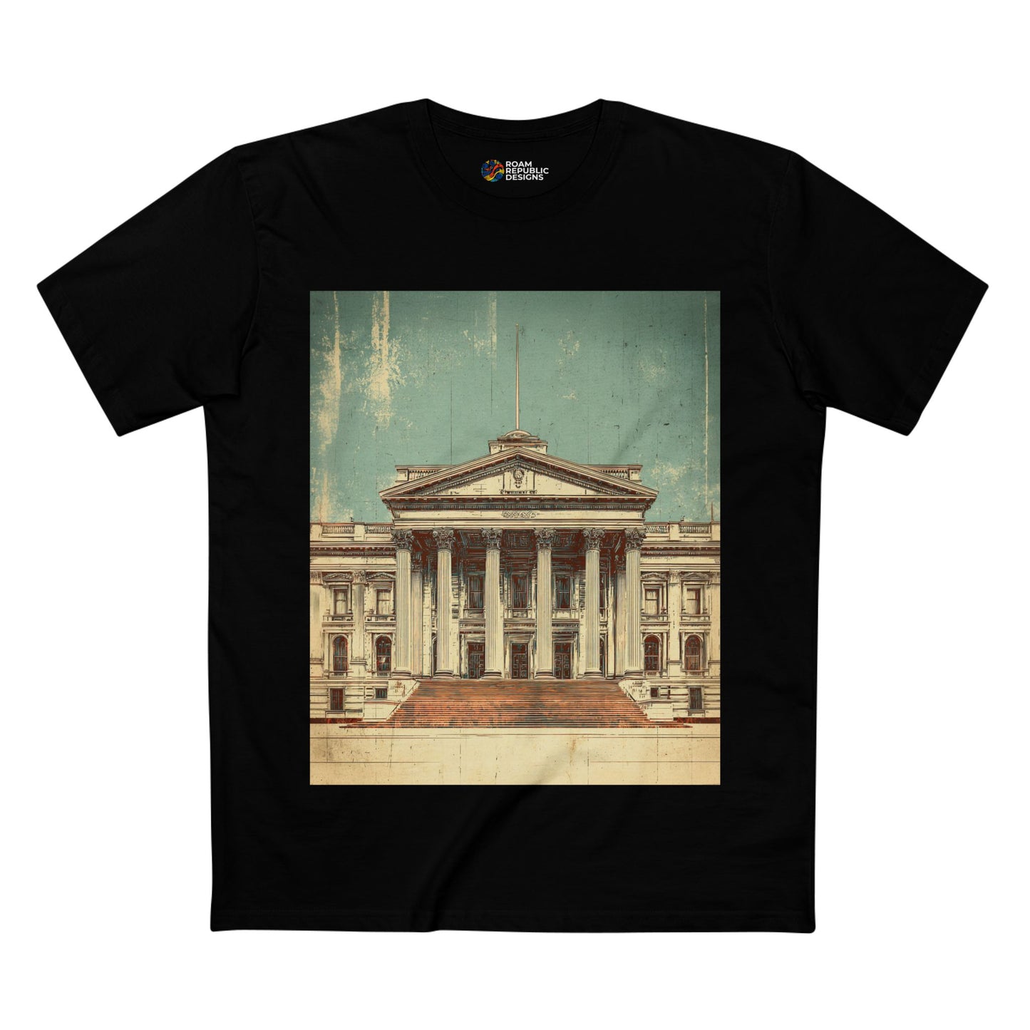 Vintage Melbourne Parliament House Unisex Tee