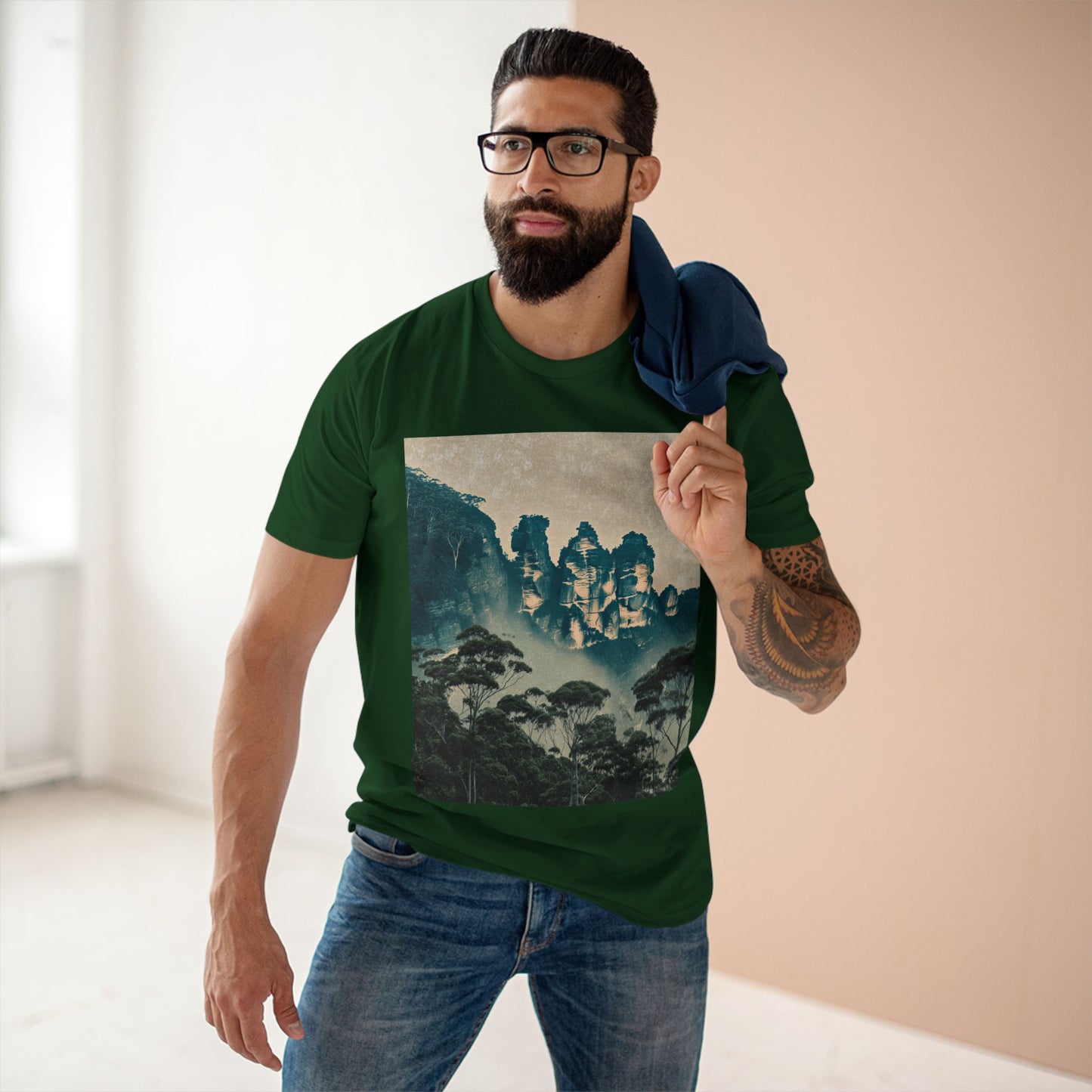 Vintage Three Sisters Blue Mountains Sydney Unisex Tee