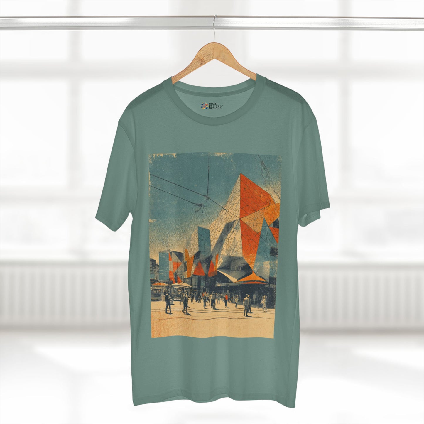 Vintage Federation Square Melbourne Unisex Tee