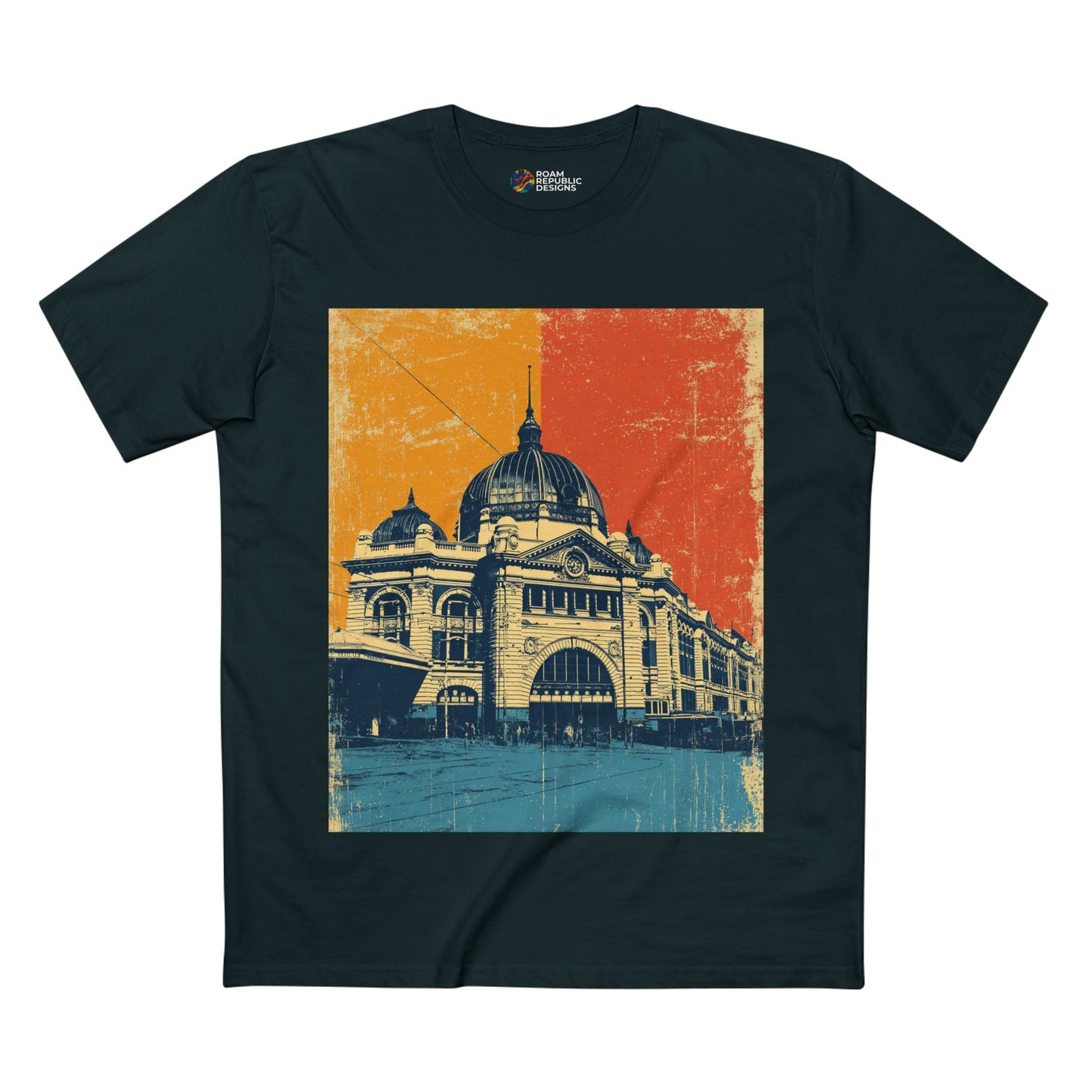 Vintage Melbourne Flinders Street Station Unisex Tee