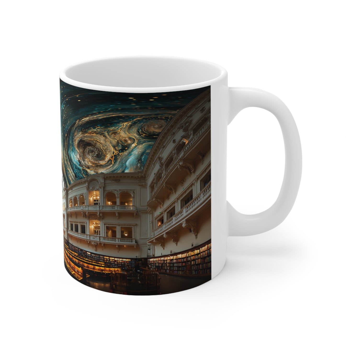 Surrealism State Library Melbourne Ceramic Mug 325ml