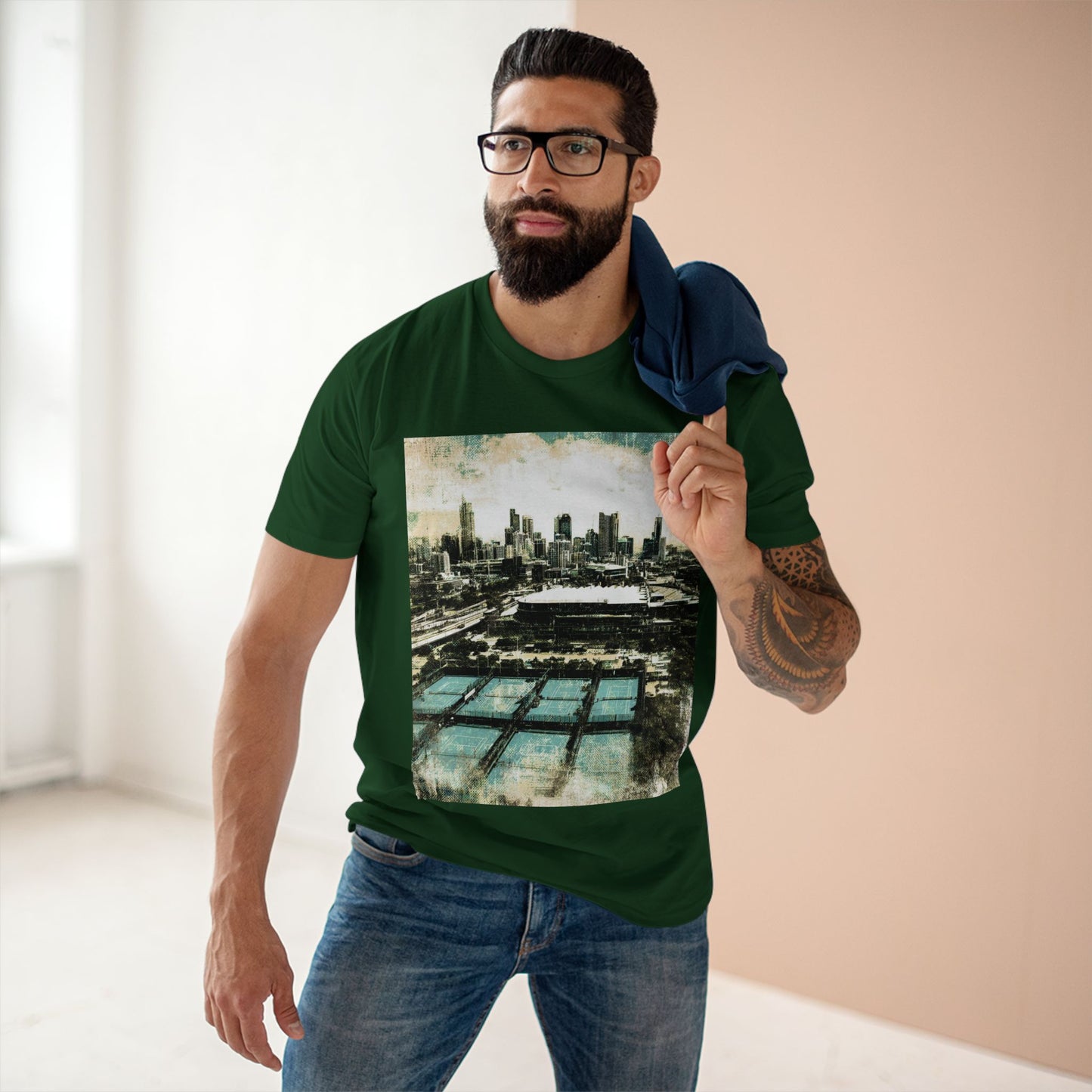 Vintage Melbourne Tennis Centre Unisex Tee
