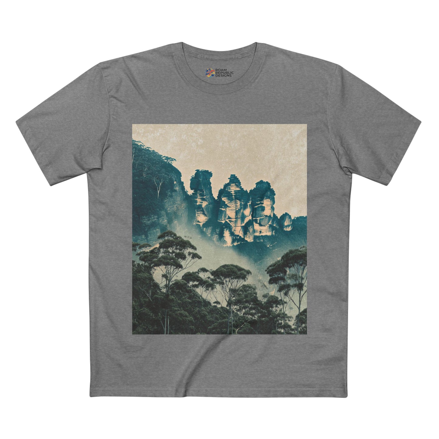 Vintage Three Sisters Blue Mountains Sydney Unisex Tee